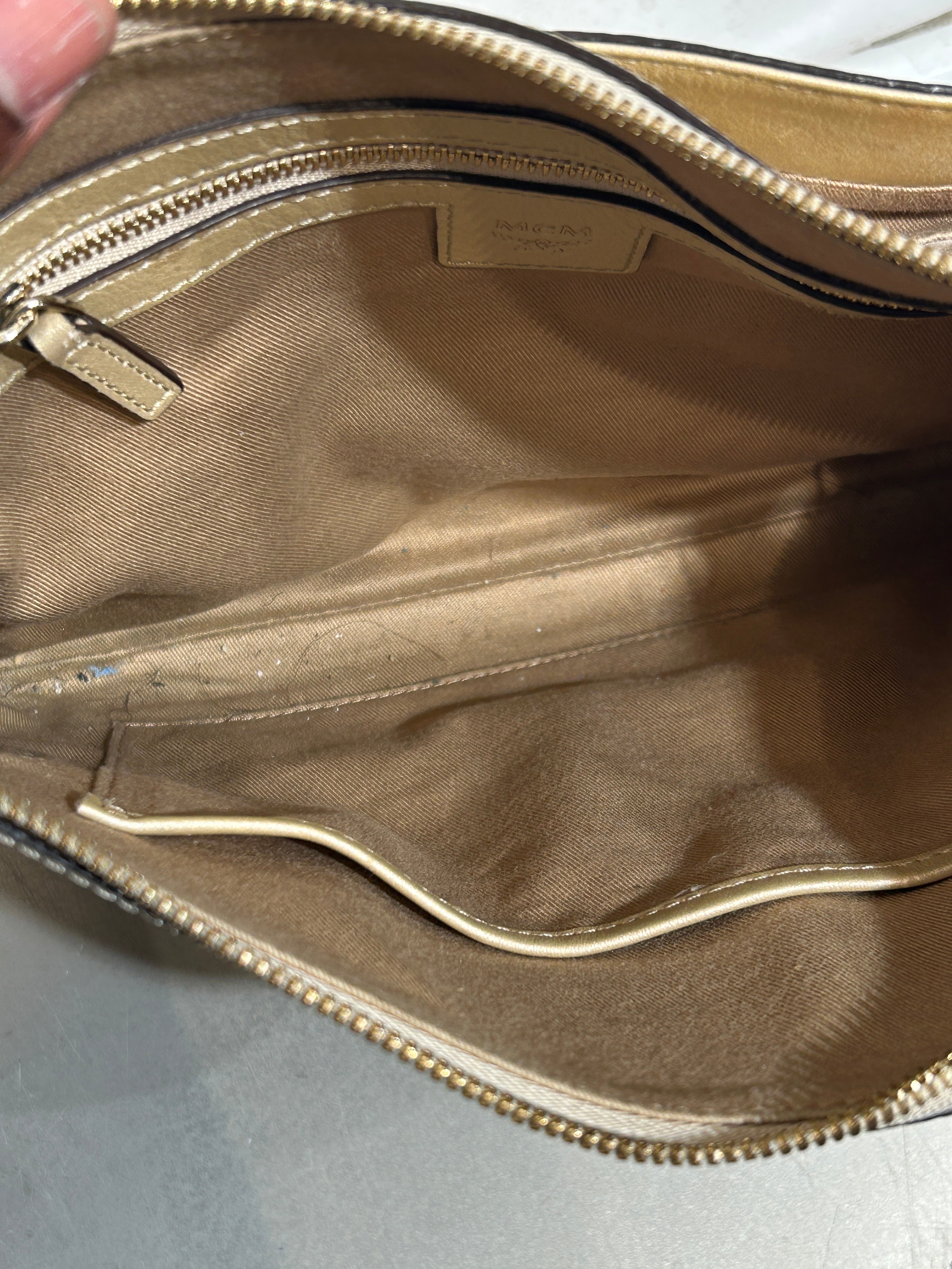 MCM/Cross Body Bag/Monogram/Leather/GLD/MCM MONOGRAM POUCH view 5
