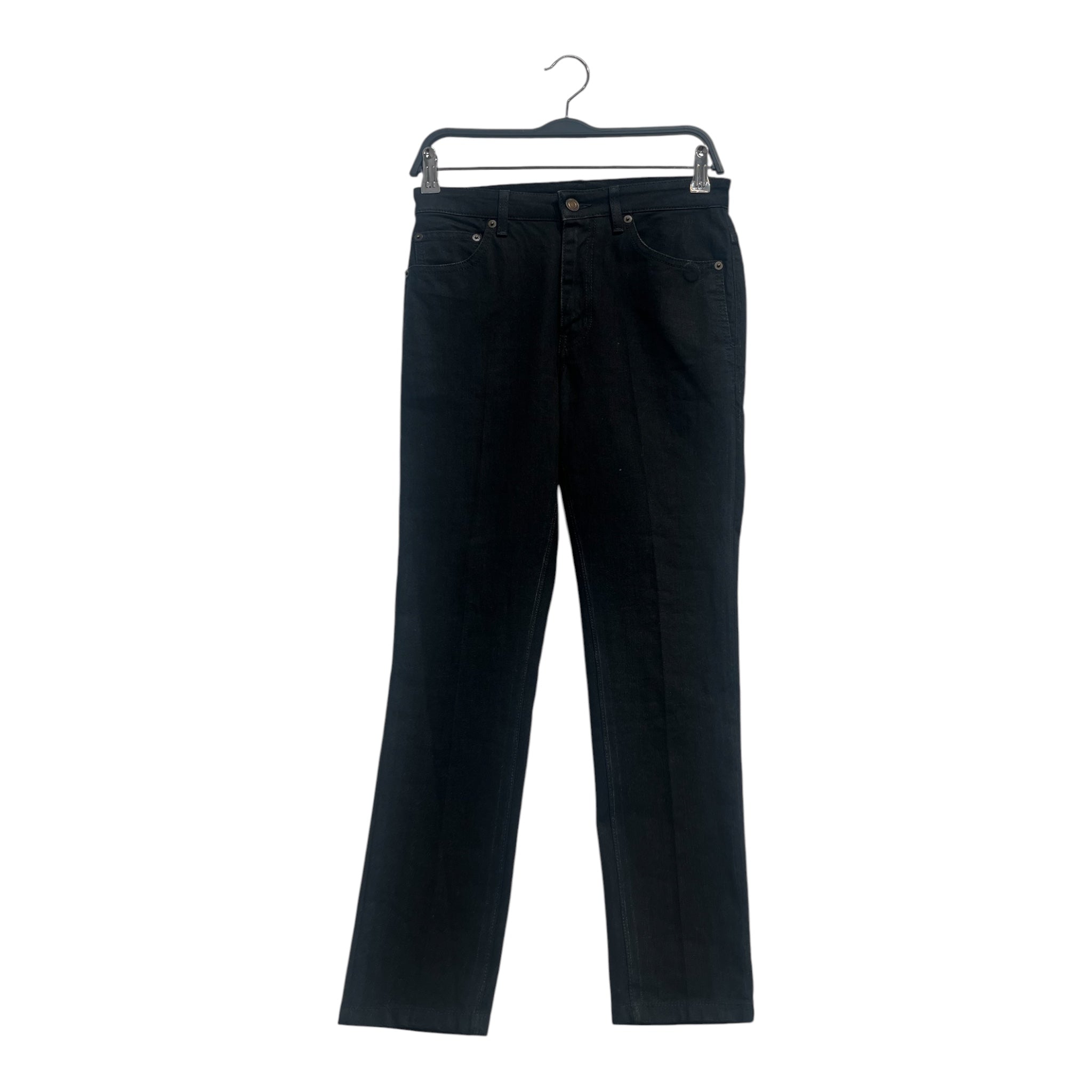 SAINT LAURENT/Bottoms/29/Denim/BLK/RINE STONES ON BACK view 1