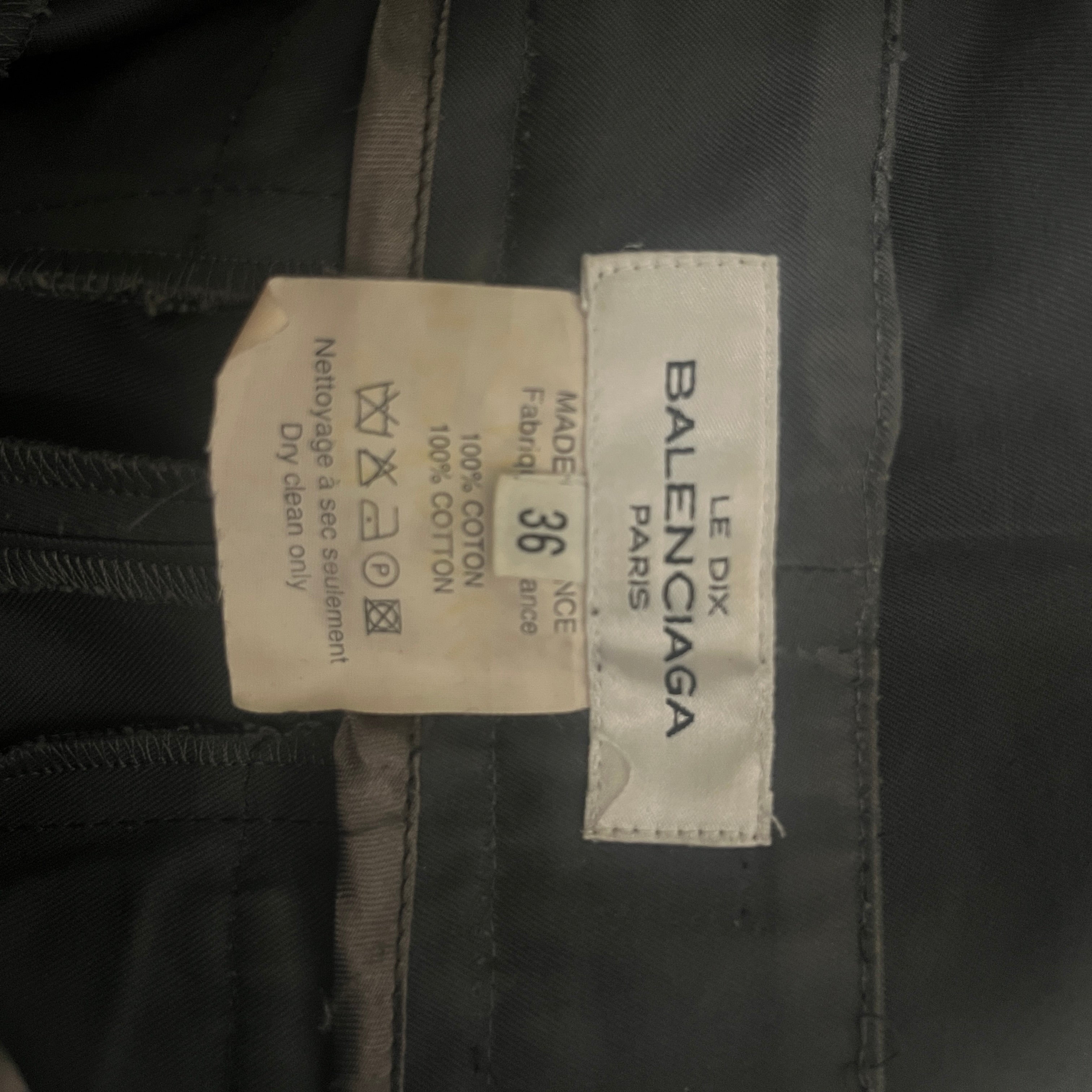 BALENCIAGA/Bottoms/36/Cotton/GRY/LOW RISE CARGO view 3