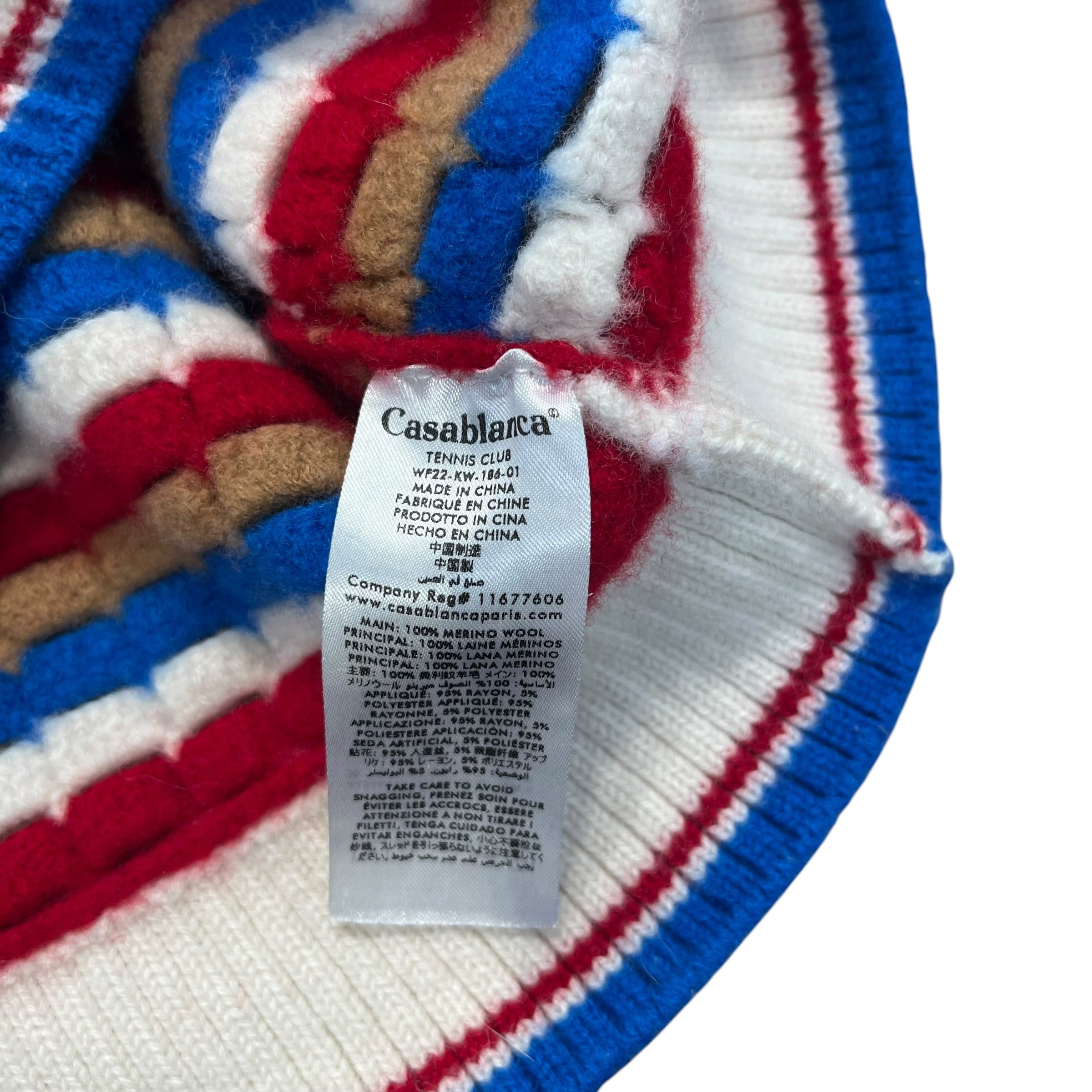 CASABLANCA/Knitted Vest/S/Stripe/Cotton/MLT/USA COLORS view 5