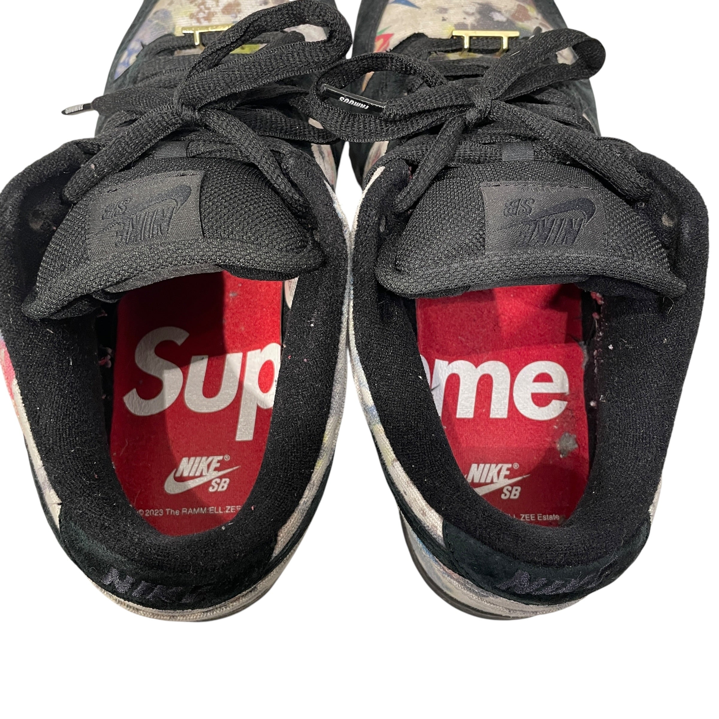 Supreme/Low-Sneakers/US 11/Cotton/BLK/SB DUNK LOW RAMMELLZEE view 4