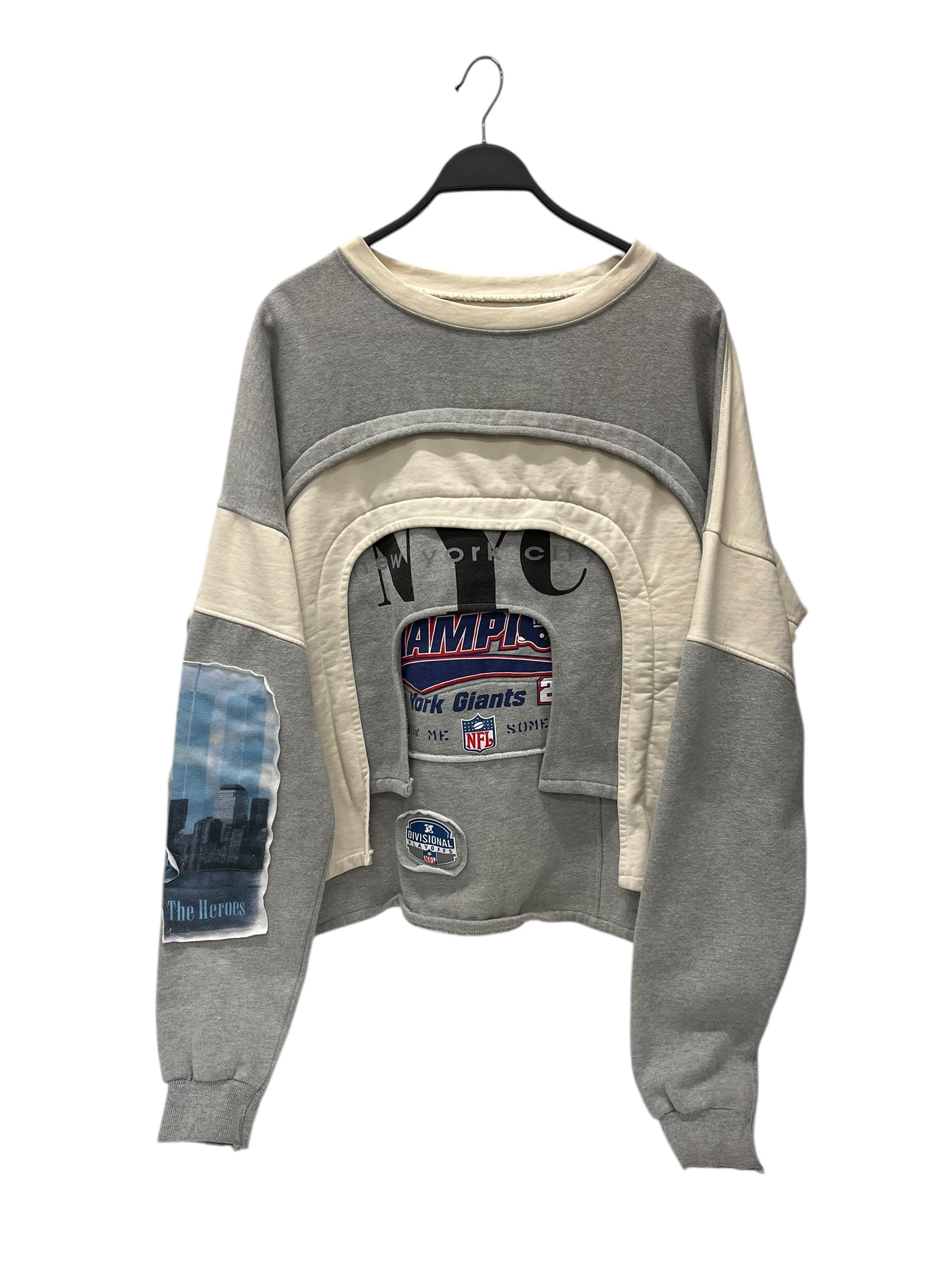 WHO DECIDES WAR/Sweatshirt/XL/Cotton/GRY/ view 1