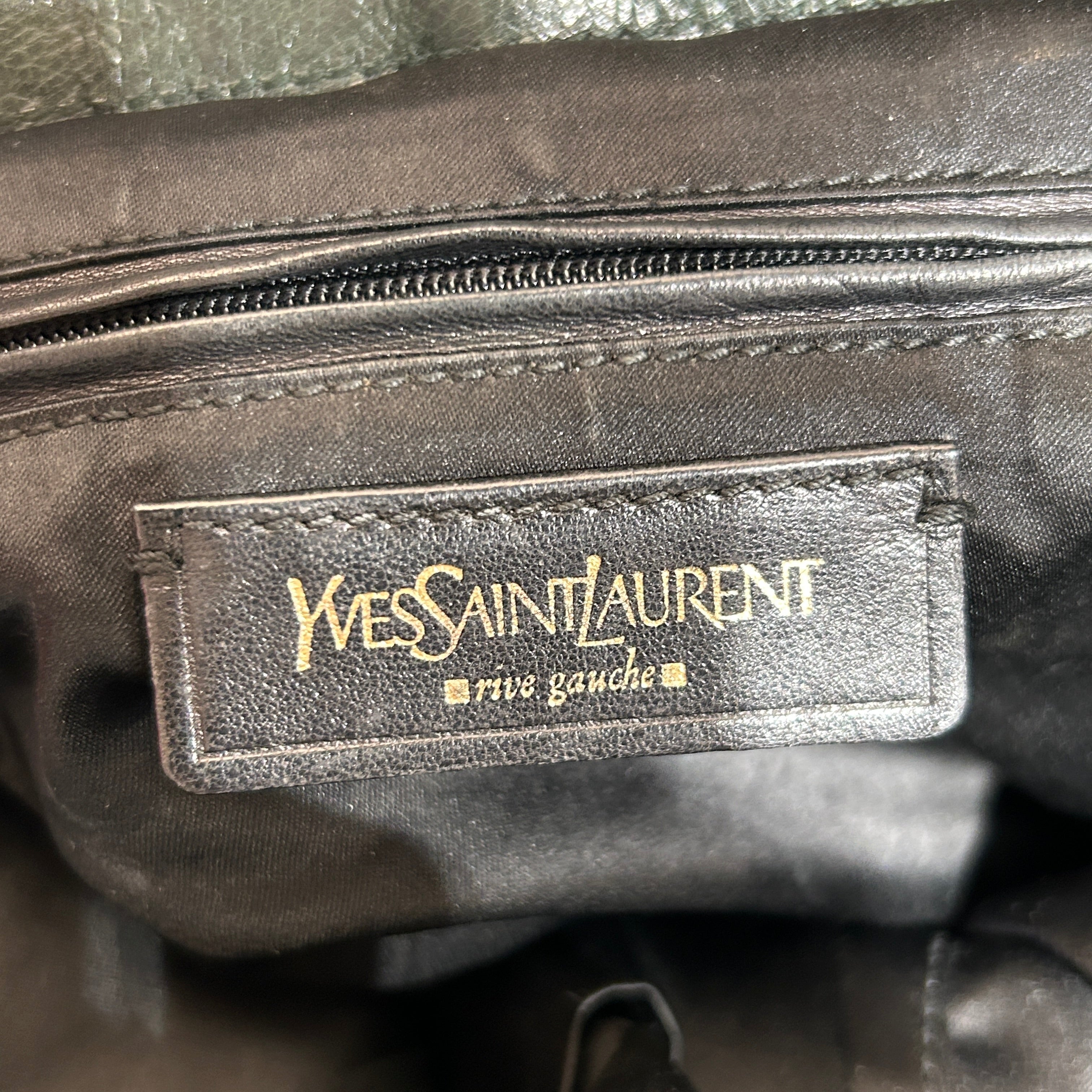 YVES SAINT LAURENT/Bag/Leather/GRN/Muse view 5