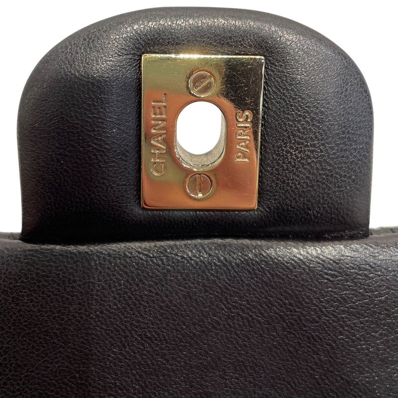 CHANEL/Hand Bag/Leather/BLK/P743U6TK