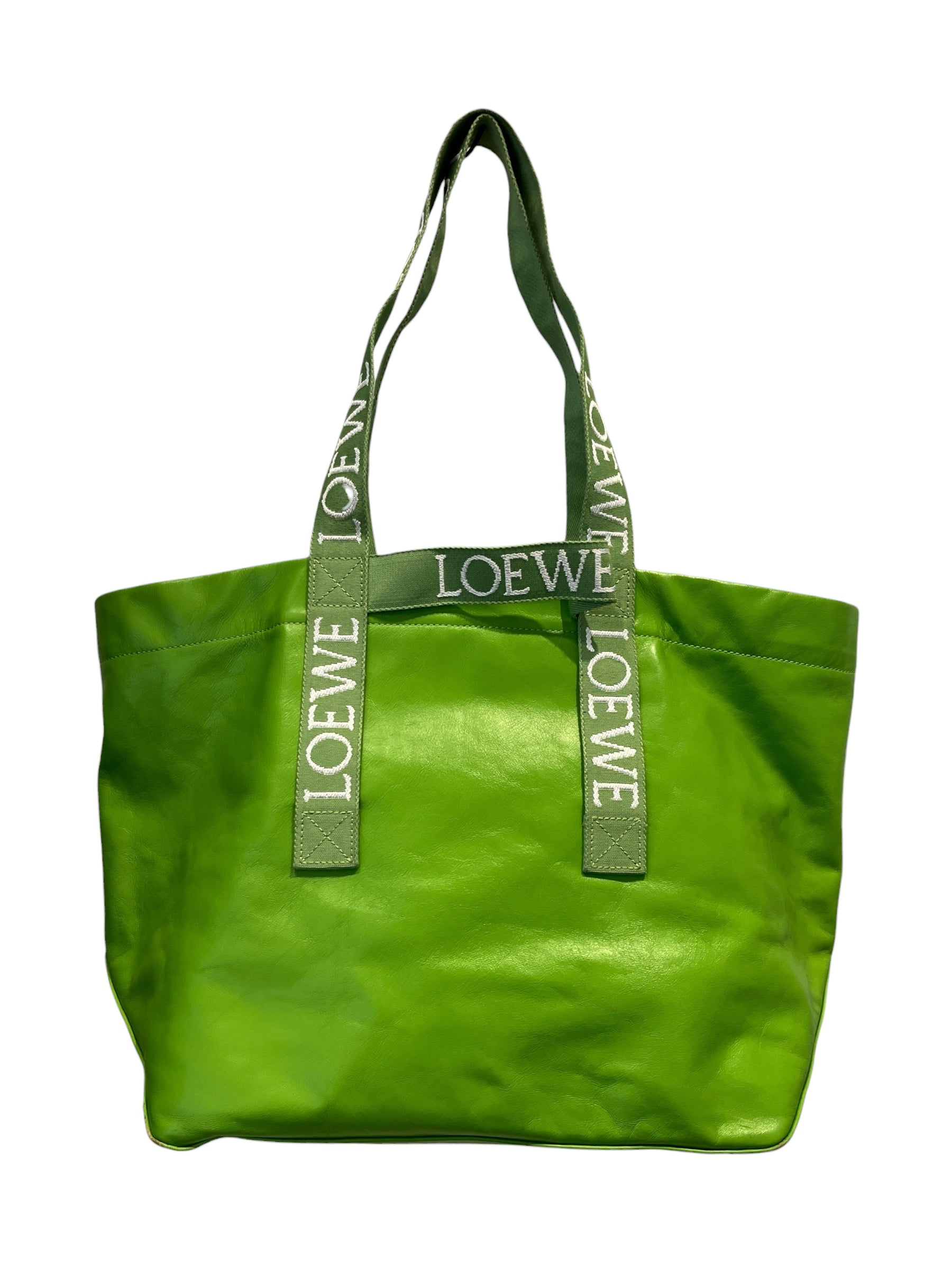 LOEWE/Tote Bag/Leather/GRN/062132 view 2