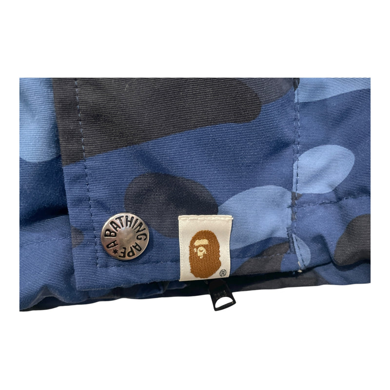 A BATHING APE/Windbreaker/XXL/Nylon/NVY/Camouflage/A BATHING APE ACROSS