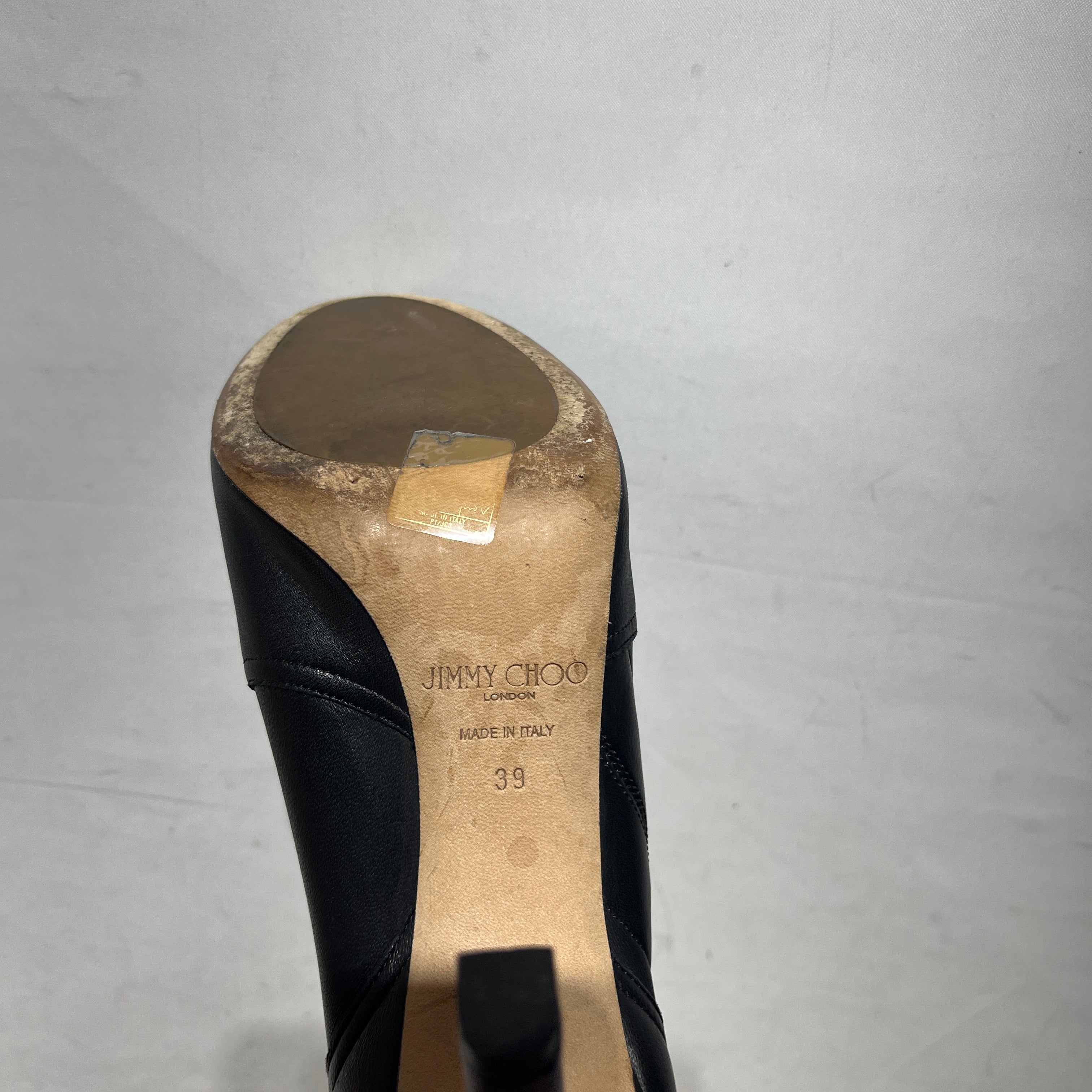 JIMMY CHOO/Ankle Boots/EU 39/Leather/BLK/corset bootie view 4