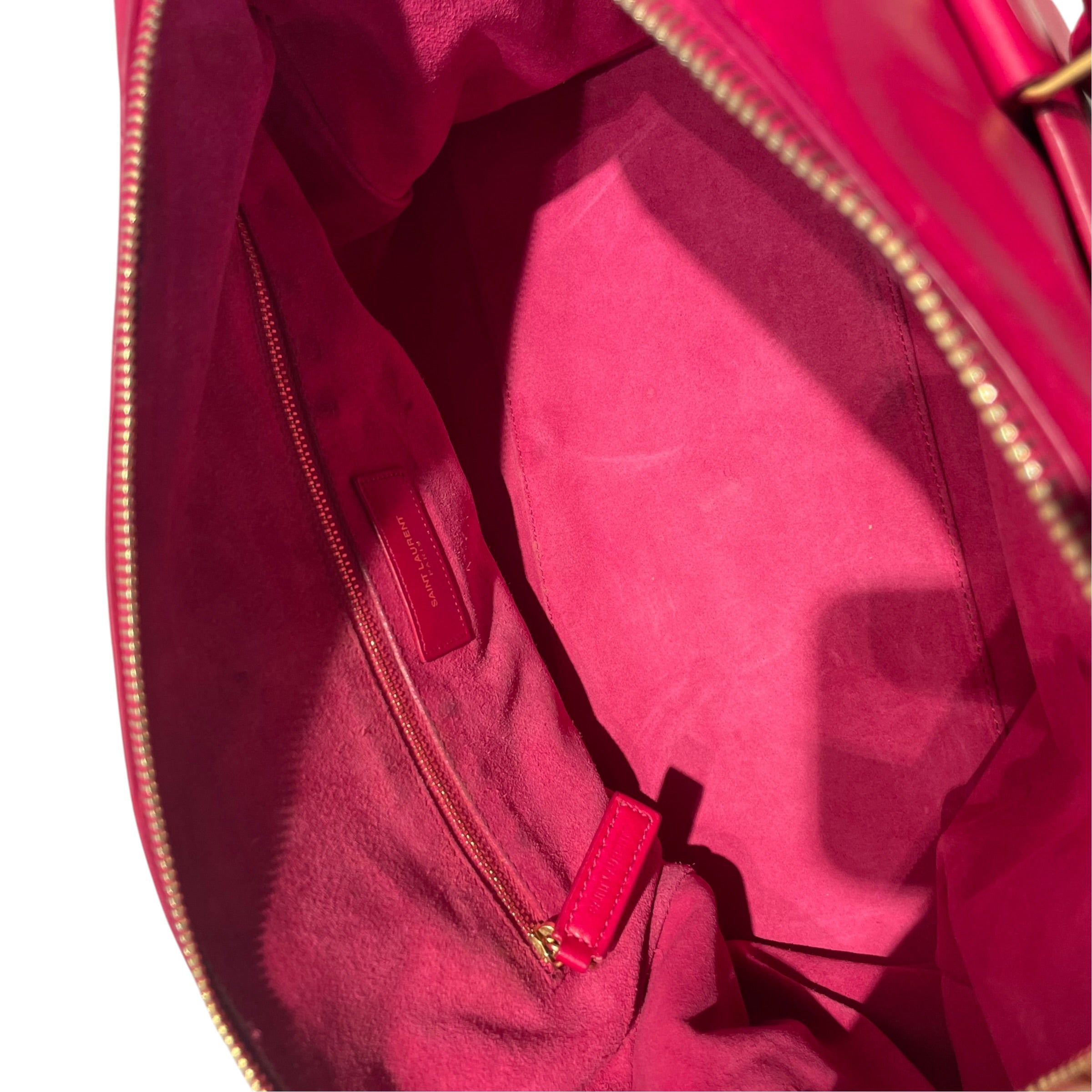SAINT LAURENT/Bag/Leather/RED/Classic Duffle- Calfskin view 5