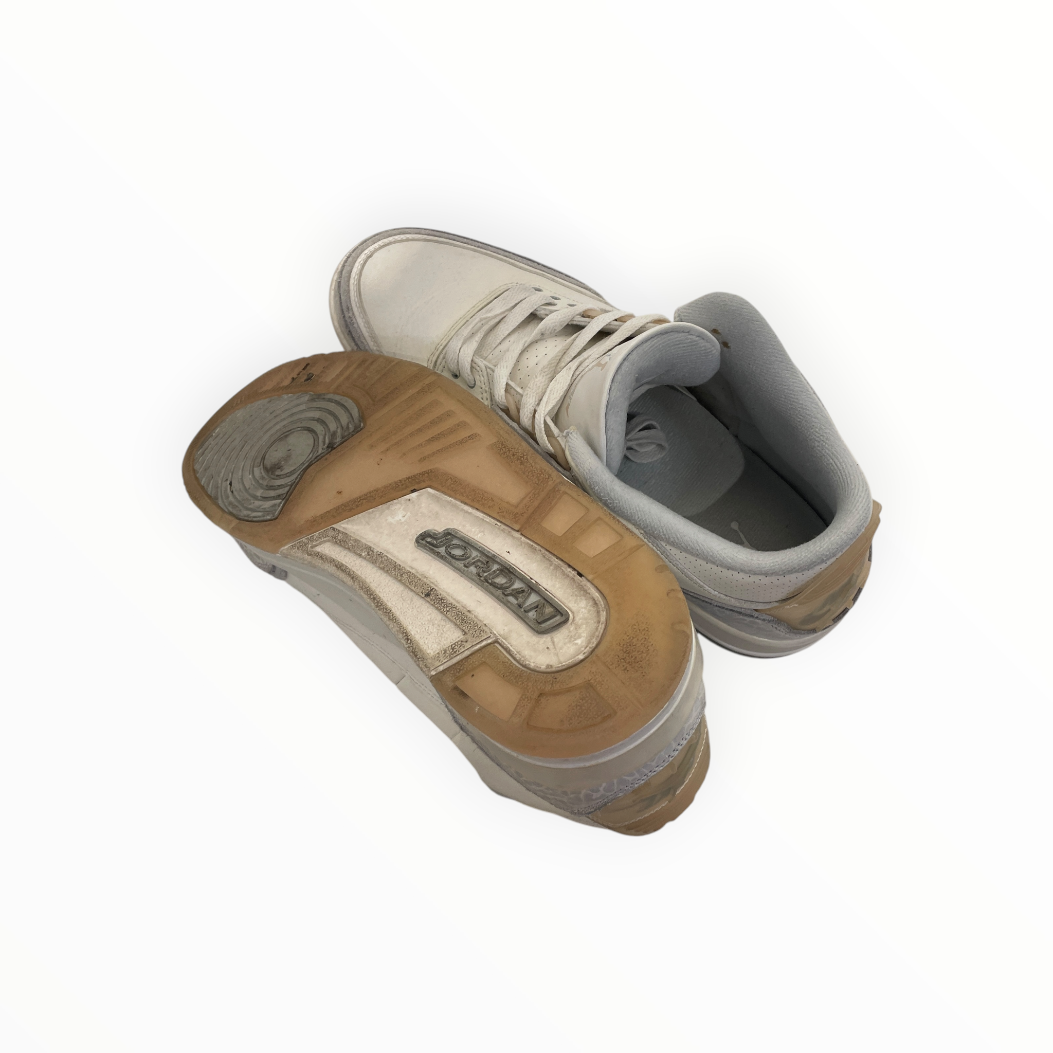 NIKE/Low-Sneakers/US 10.5/Leather/WHT/JORDAN 3 CRAFT view 4