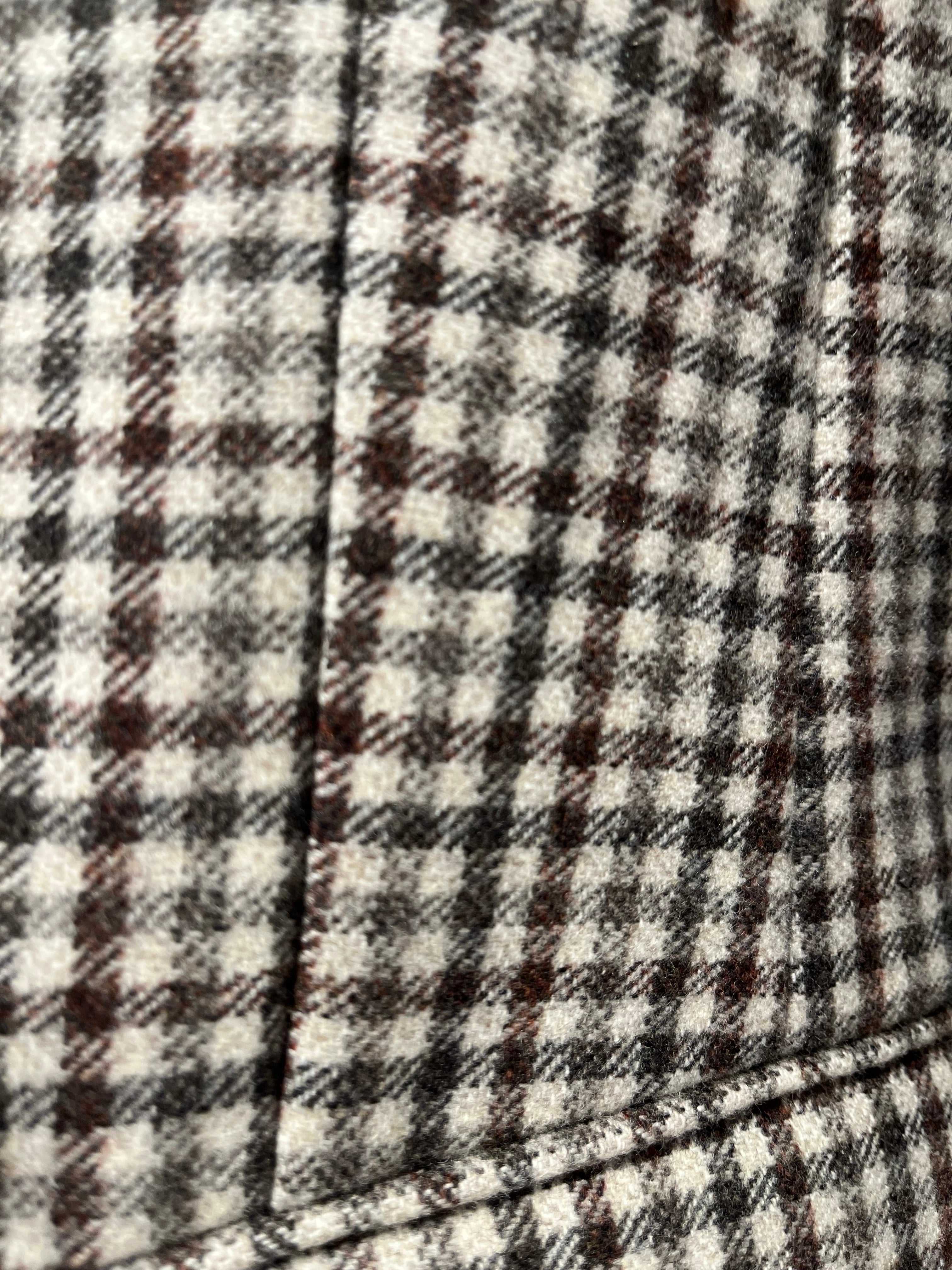 BRUNELLO CUCINELLI/Tailored Jkt/36/Plaid/Wool/CRM/Single Breasted/ view 4