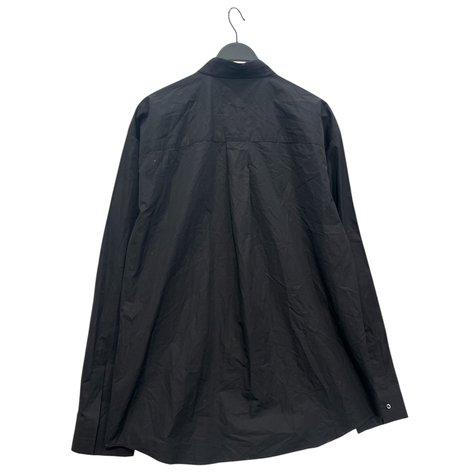 DSQUARED2/LS Shirt/56/Cotton/BLK/DOUBLE ZIPPER DETAIL view 2