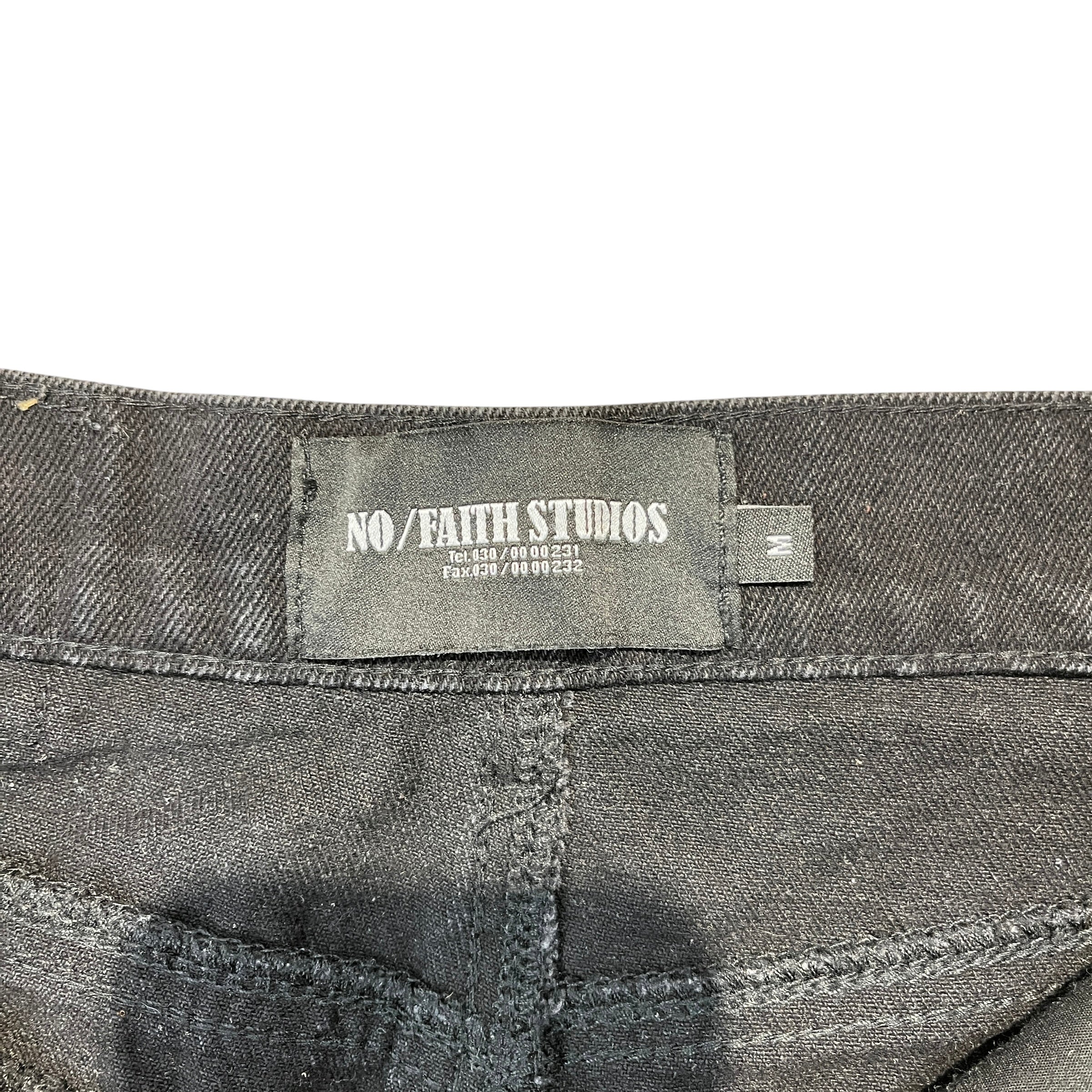 NO/FAITH STUDIOS/Pants/M/Denim/BLK/Wide Leg view 3
