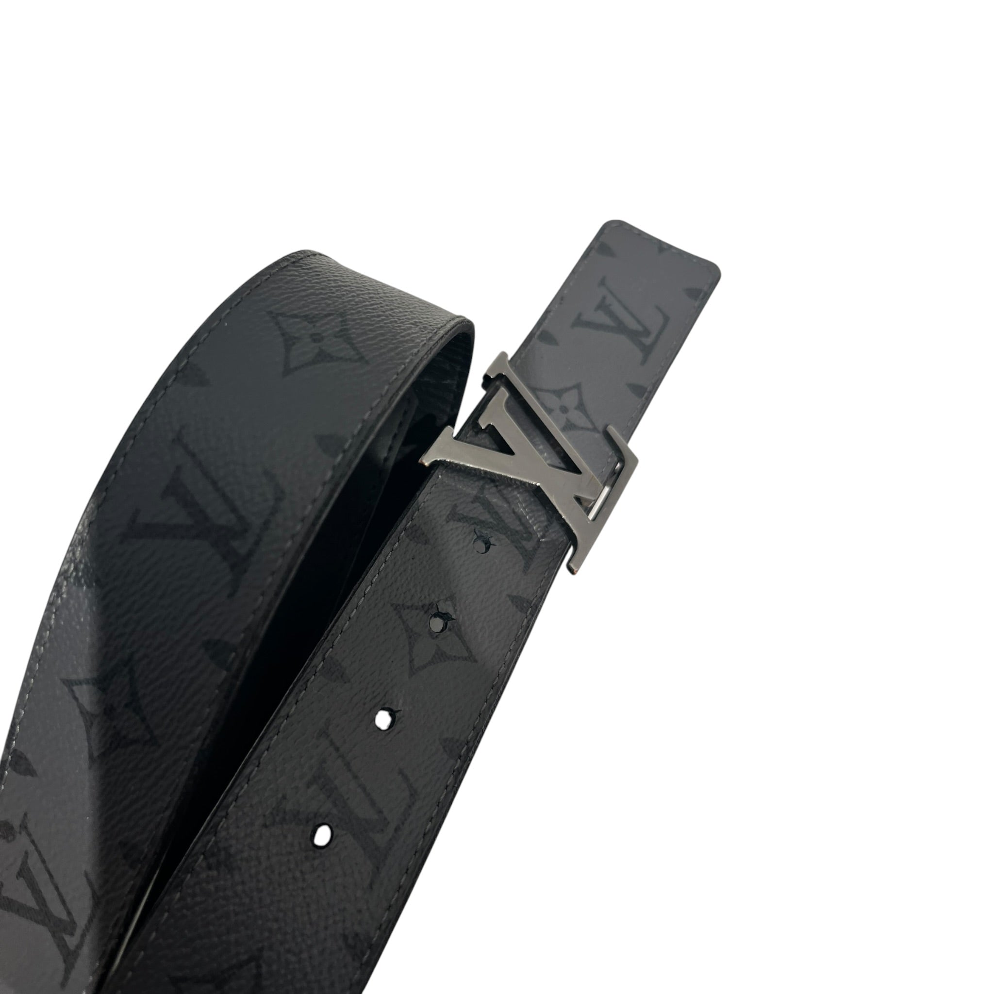 LOUIS VUITTON/Belt/Monogram/Leather/BLK/M's/M0285 view 2