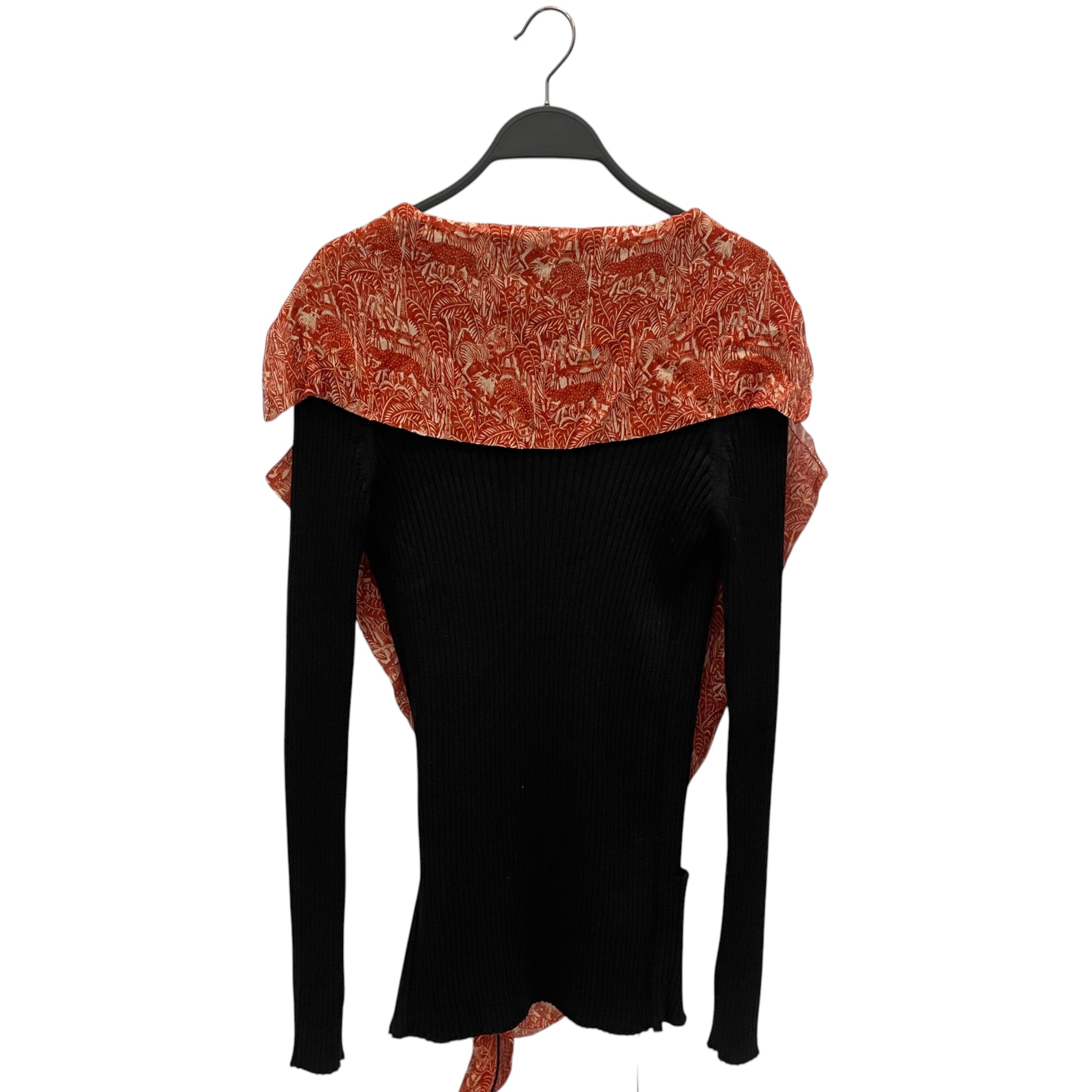 Jean Paul Gaultier/LS Shirt/XL/Cotton/GRY/RUFFLE DETAIL LONG SLEEVE view 2
