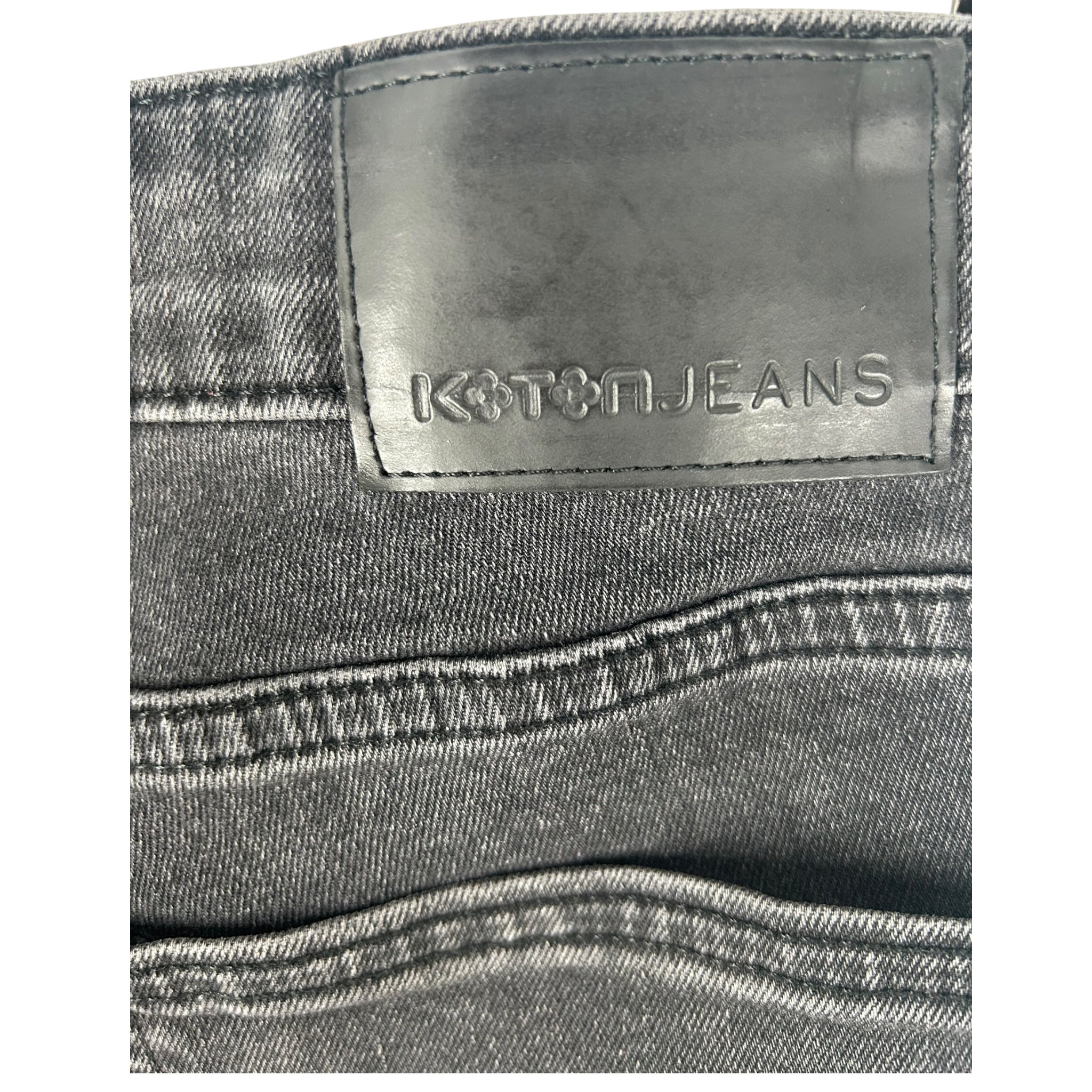 Kiton/Straight Pants/29/Denim/GRY/STRAIGHT FIT MARK view 4