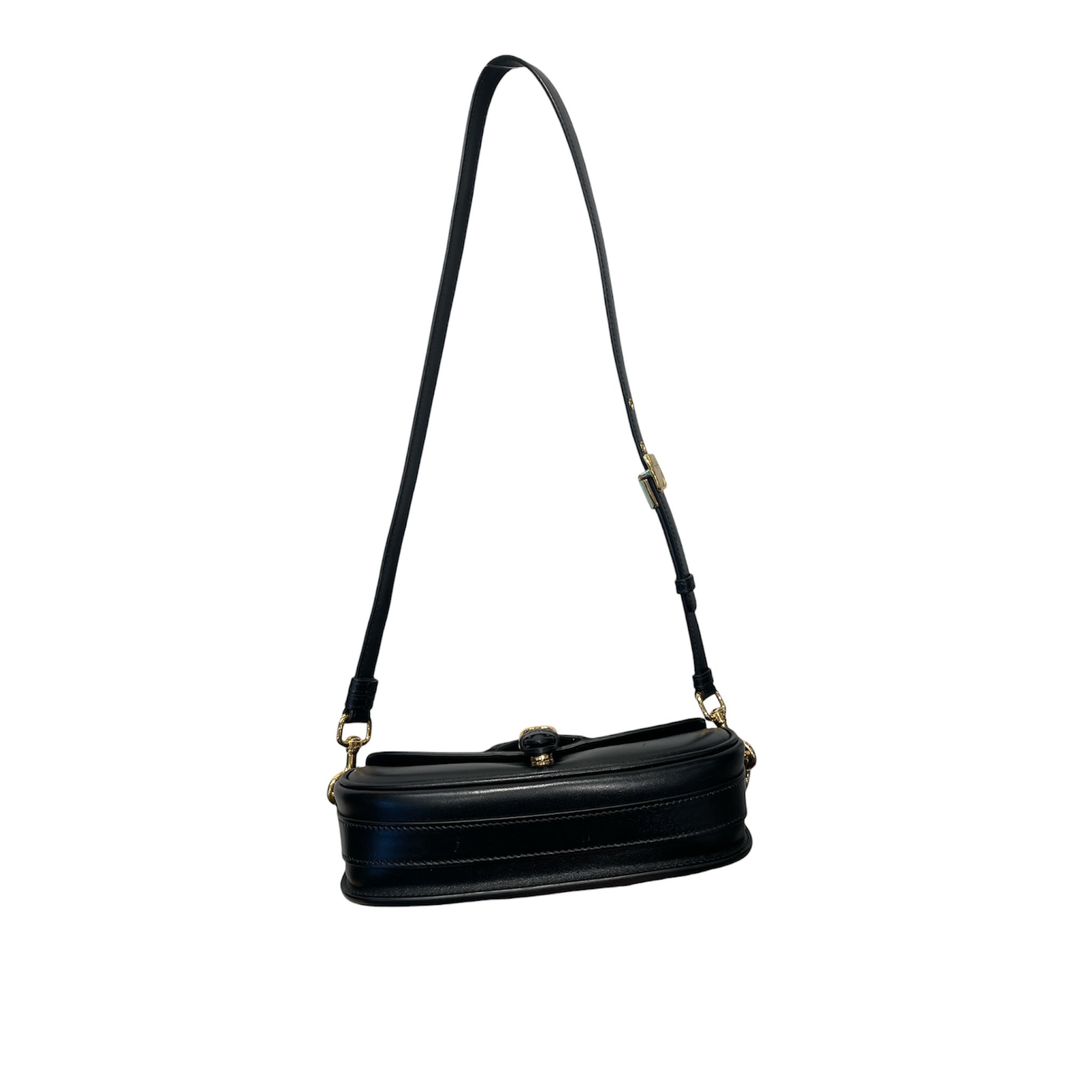 Christian Dior/Cross Body Bag/Leather/BLK/BOBBY EASTWEST view 3