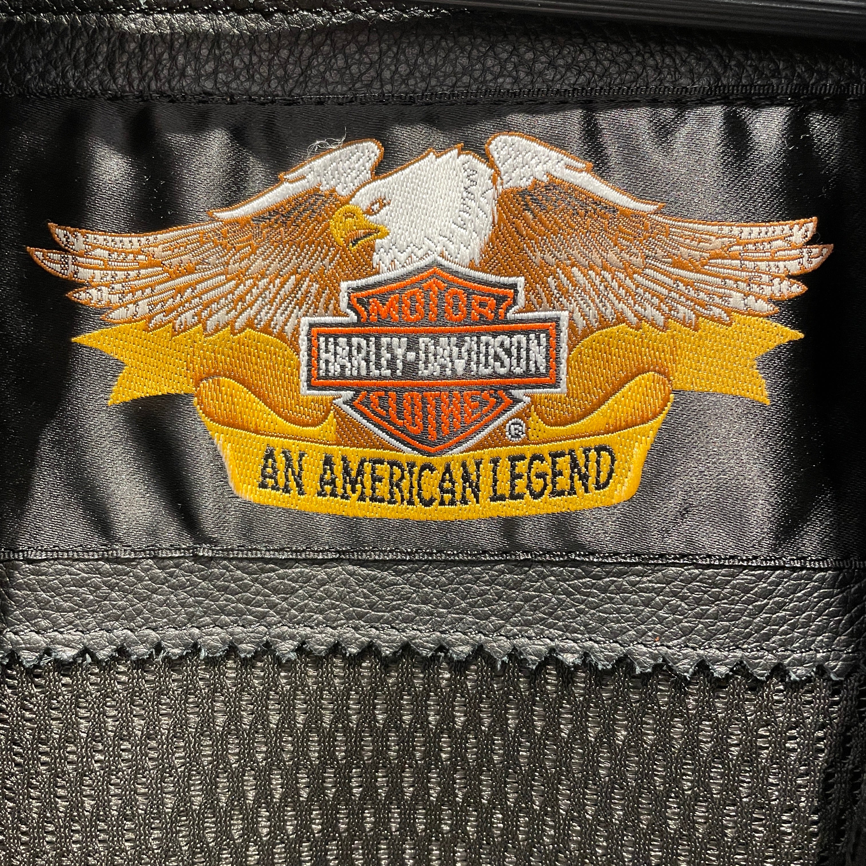 HARLEY DAVIDSON/Leather Jkt/M/Leather/BLK/ view 5