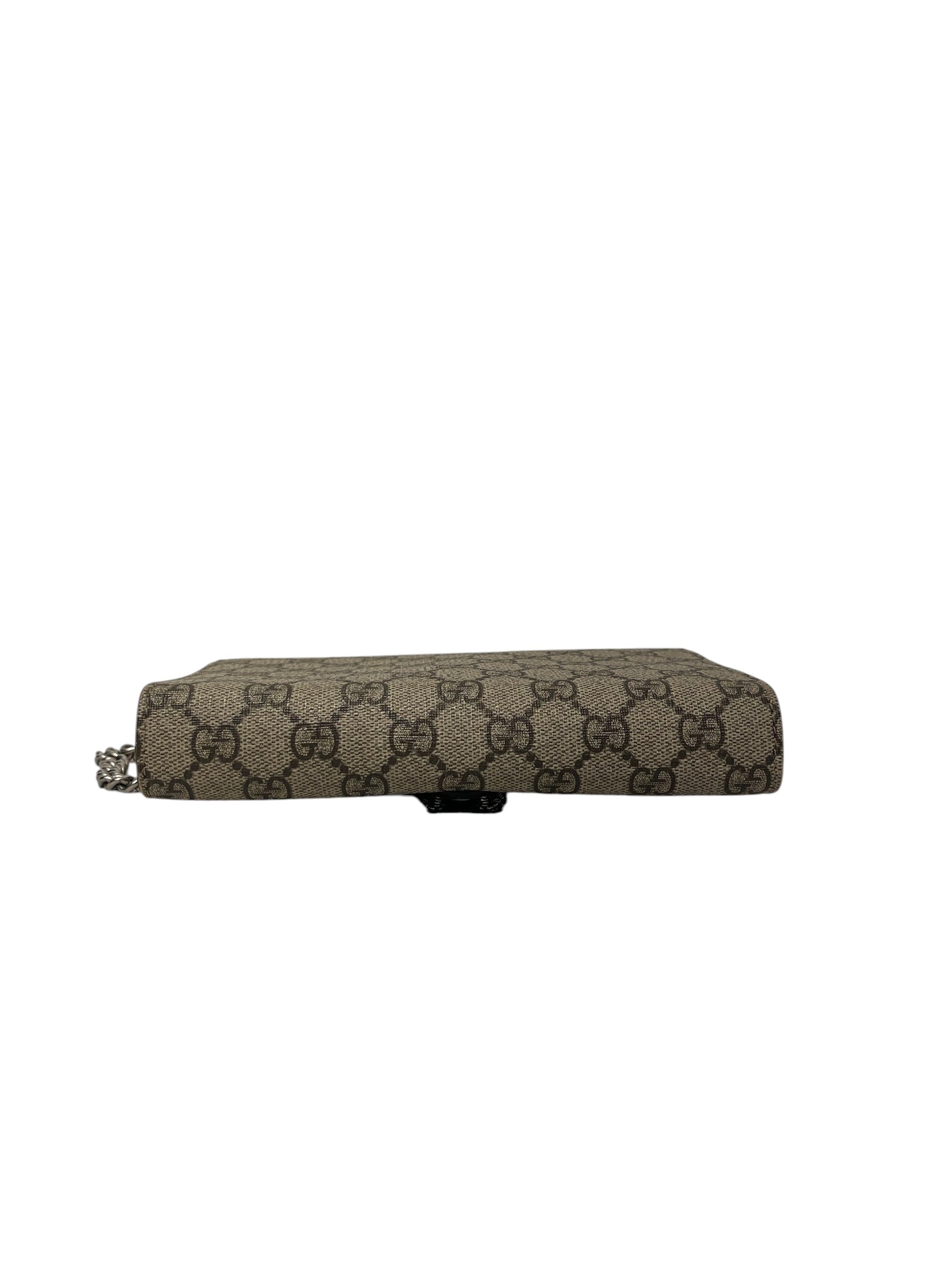 GUCCI/Cross Body Bag/Monogram/Leather/GRY/Dionysus Shoulder Bag view 4