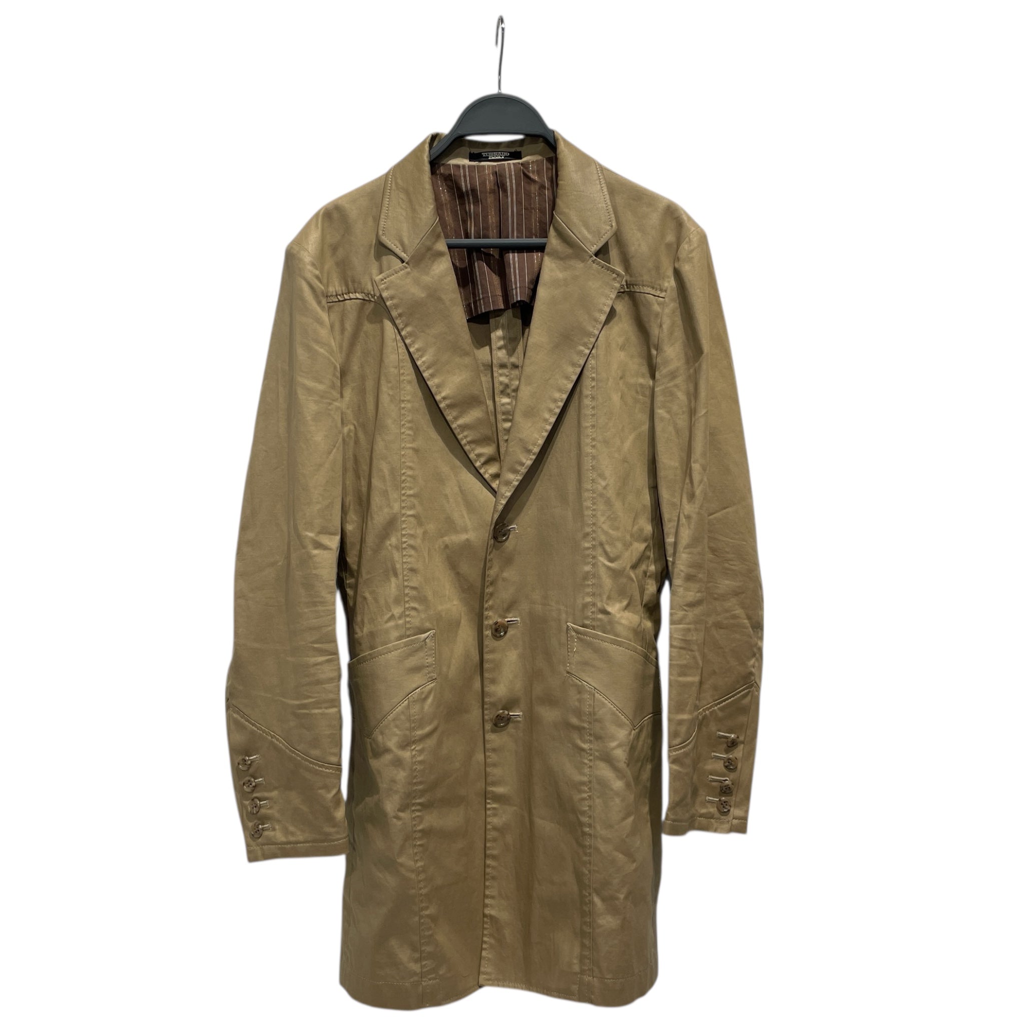 TORNADO MART/Suits/L/Cotton/BEG/Single Breasted/tornado mart beige blazer view 1