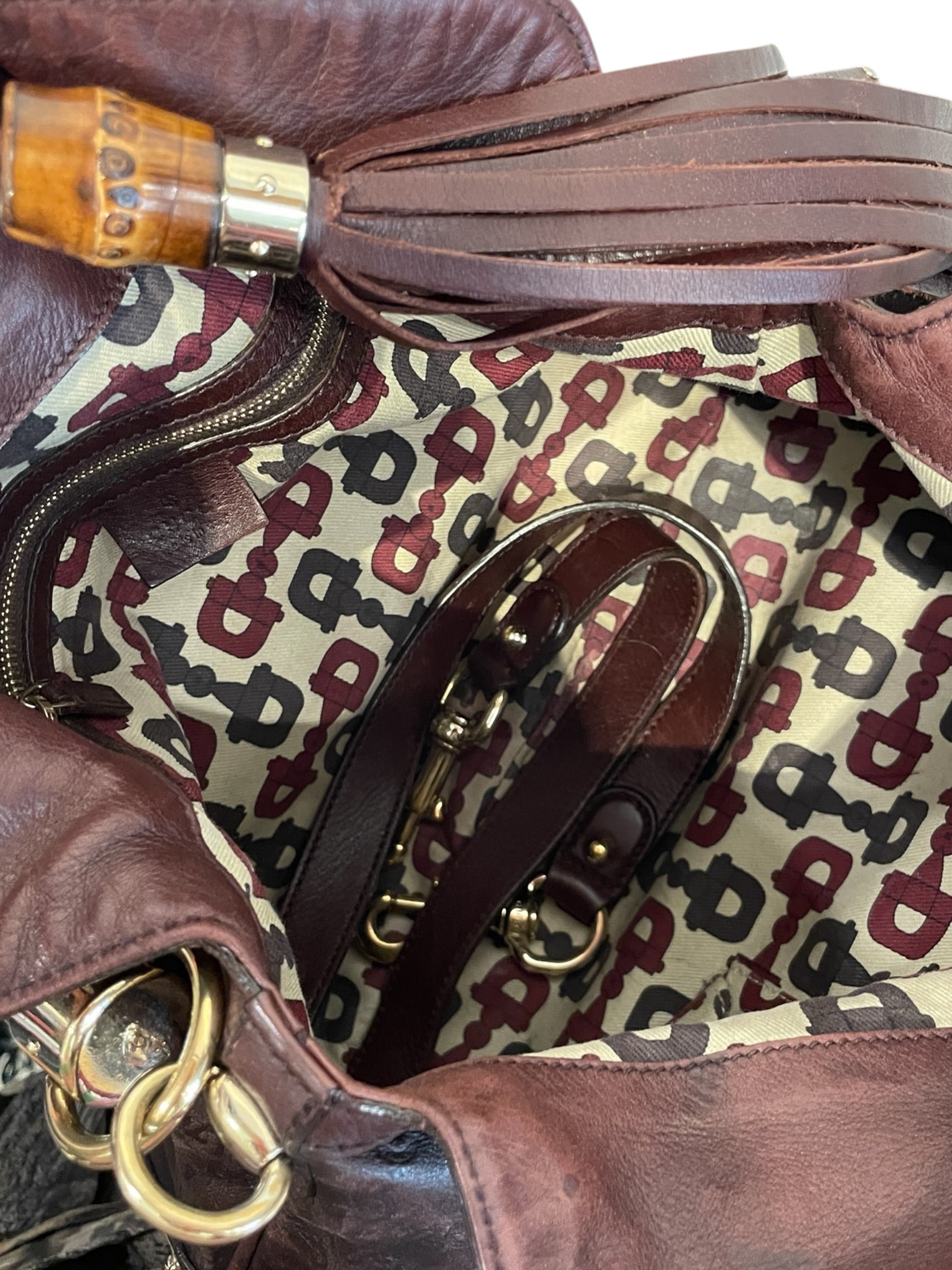 GUCCI/Hand Bag/All Over Print/Leather/BRD/BABOUSKA LEATHER BAG view 7