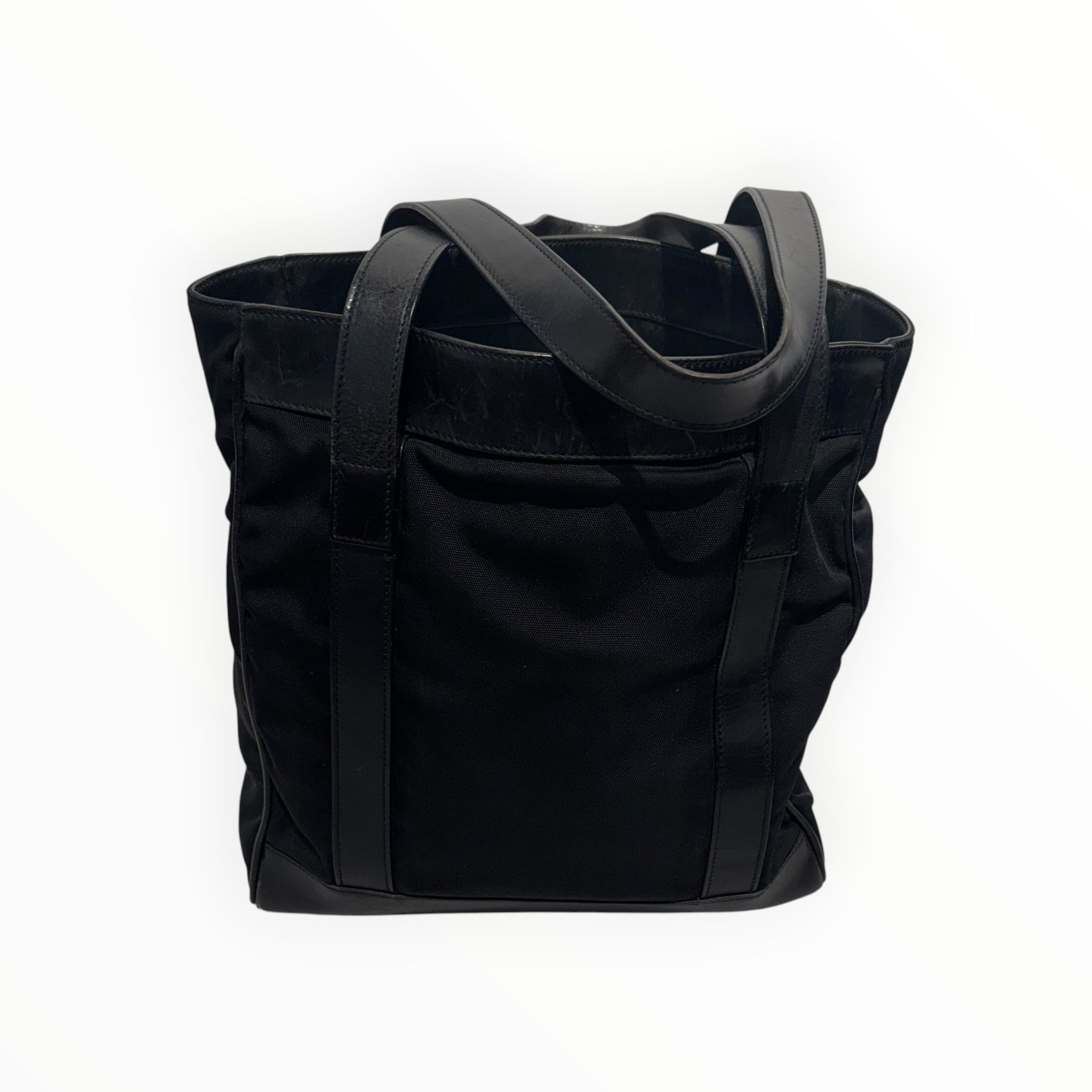 GUCCI/Tote Bag/Cotton/BLK/Vintage Nylon Tote view 2
