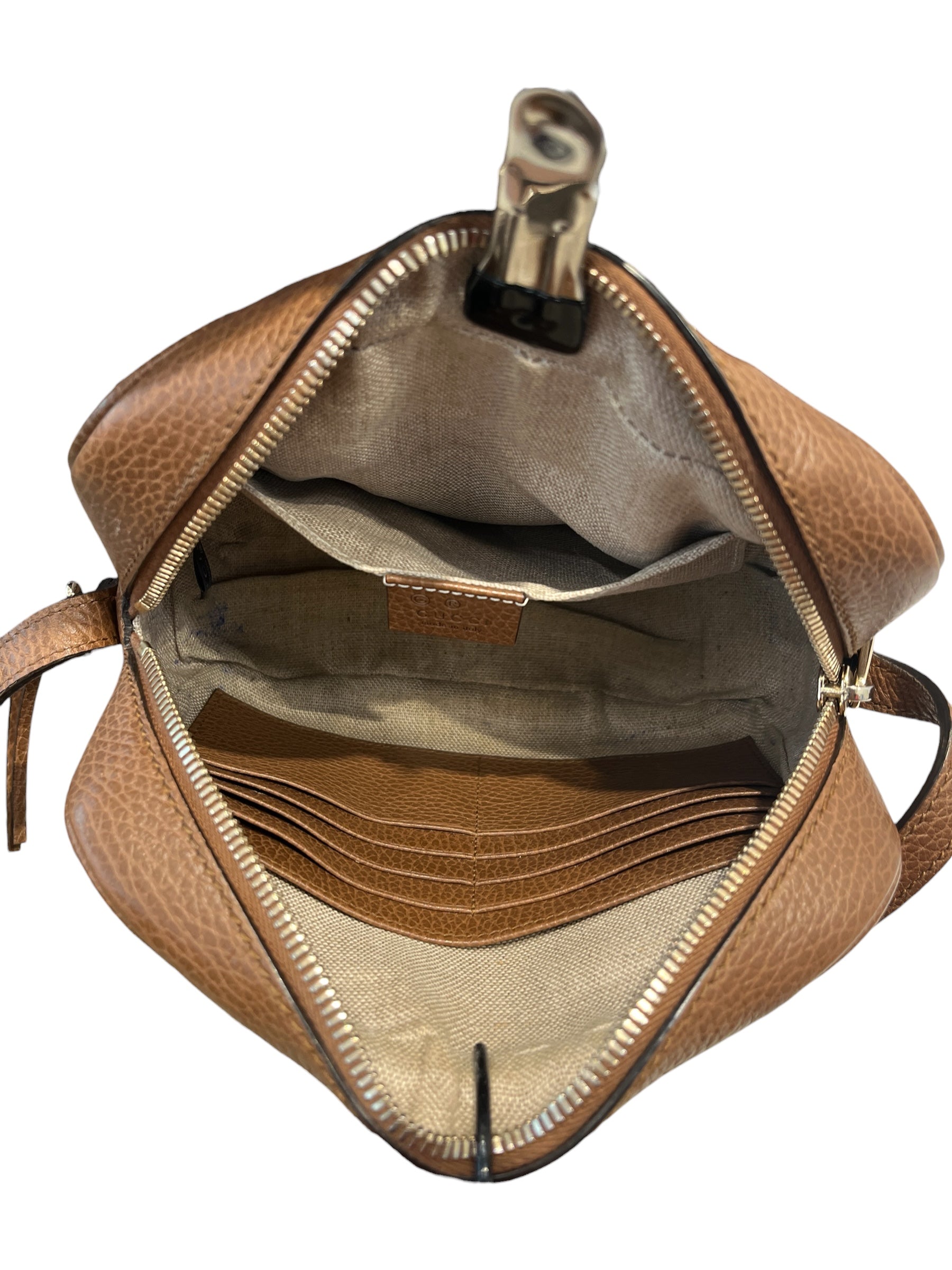 GUCCI/Cross Body Bag/Monogram/CML/GG Canvas bree mini view 4