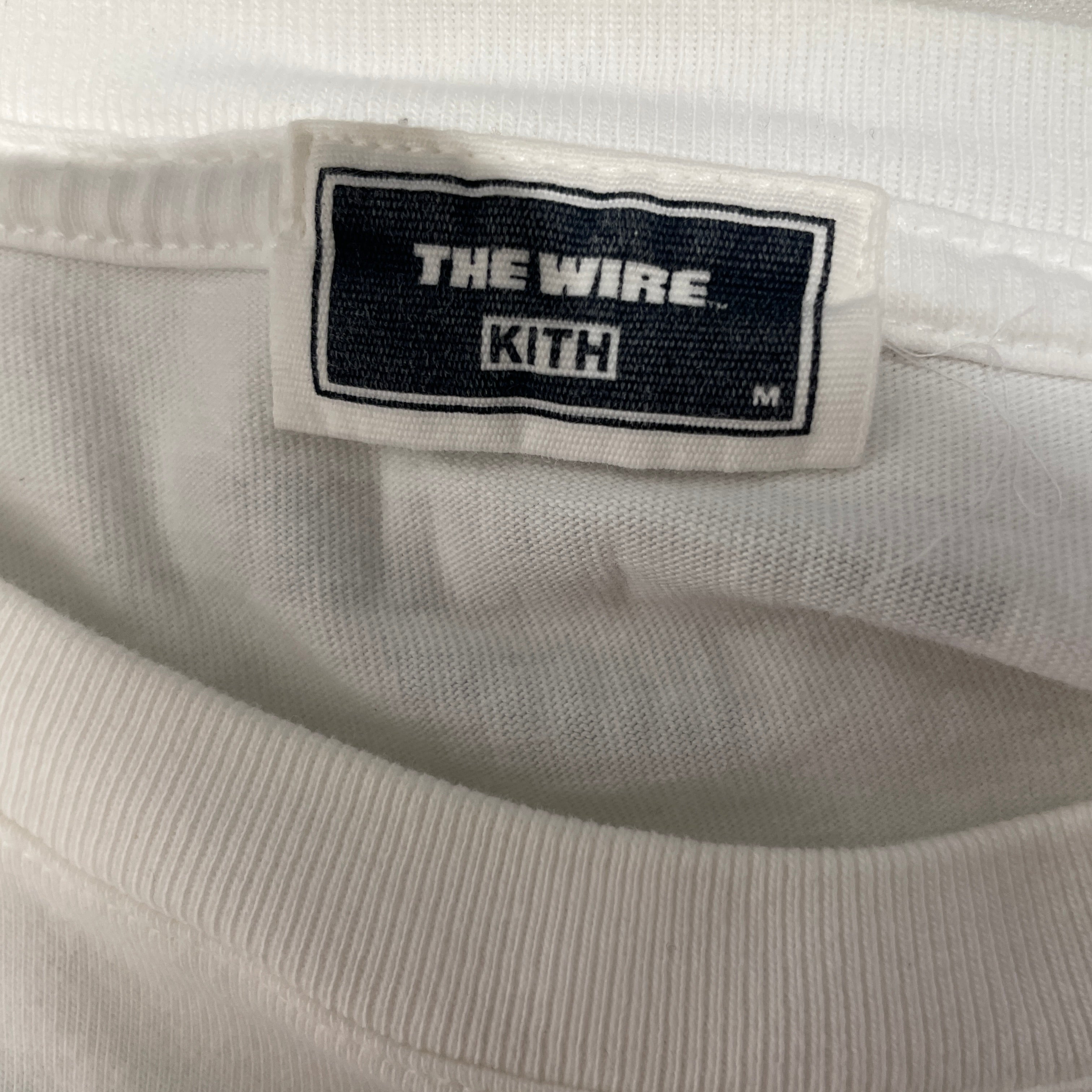 KITH/T-Shirt/M/Cotton/WHT/THE WIRE view 3
