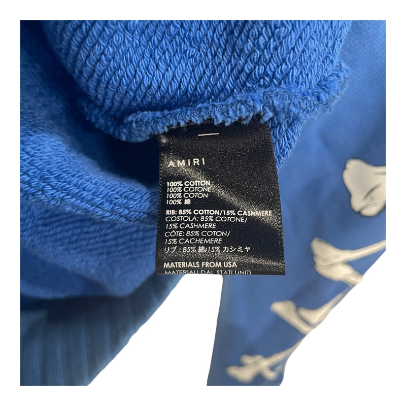 AMIRI/Hoodie/XS/Cotton/BLU/Pullover/CALIFORNIA SKELETON