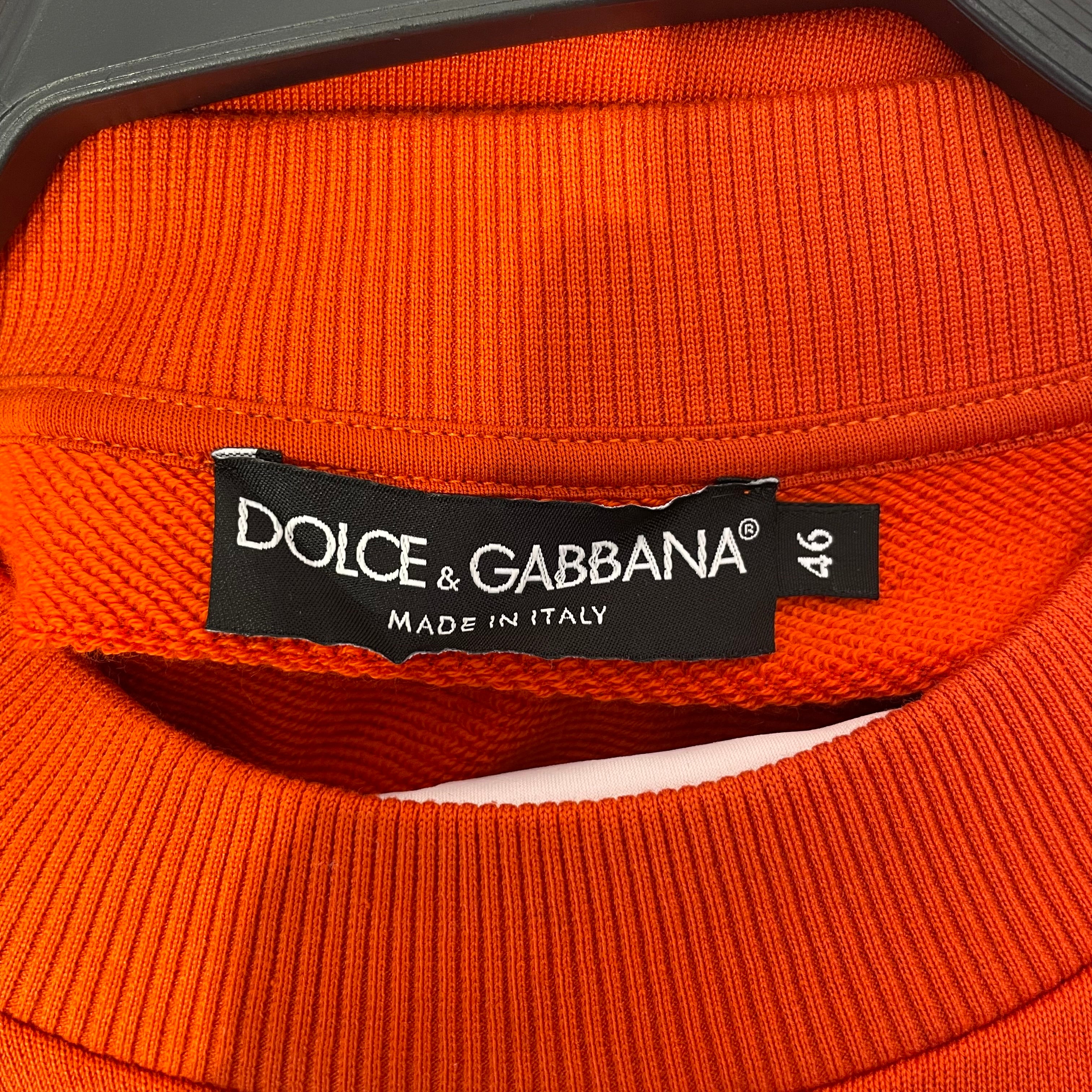DOLCE&GABBANA/Sweatshirt/46/Cotton/ORN/embossed Milano logo view 3