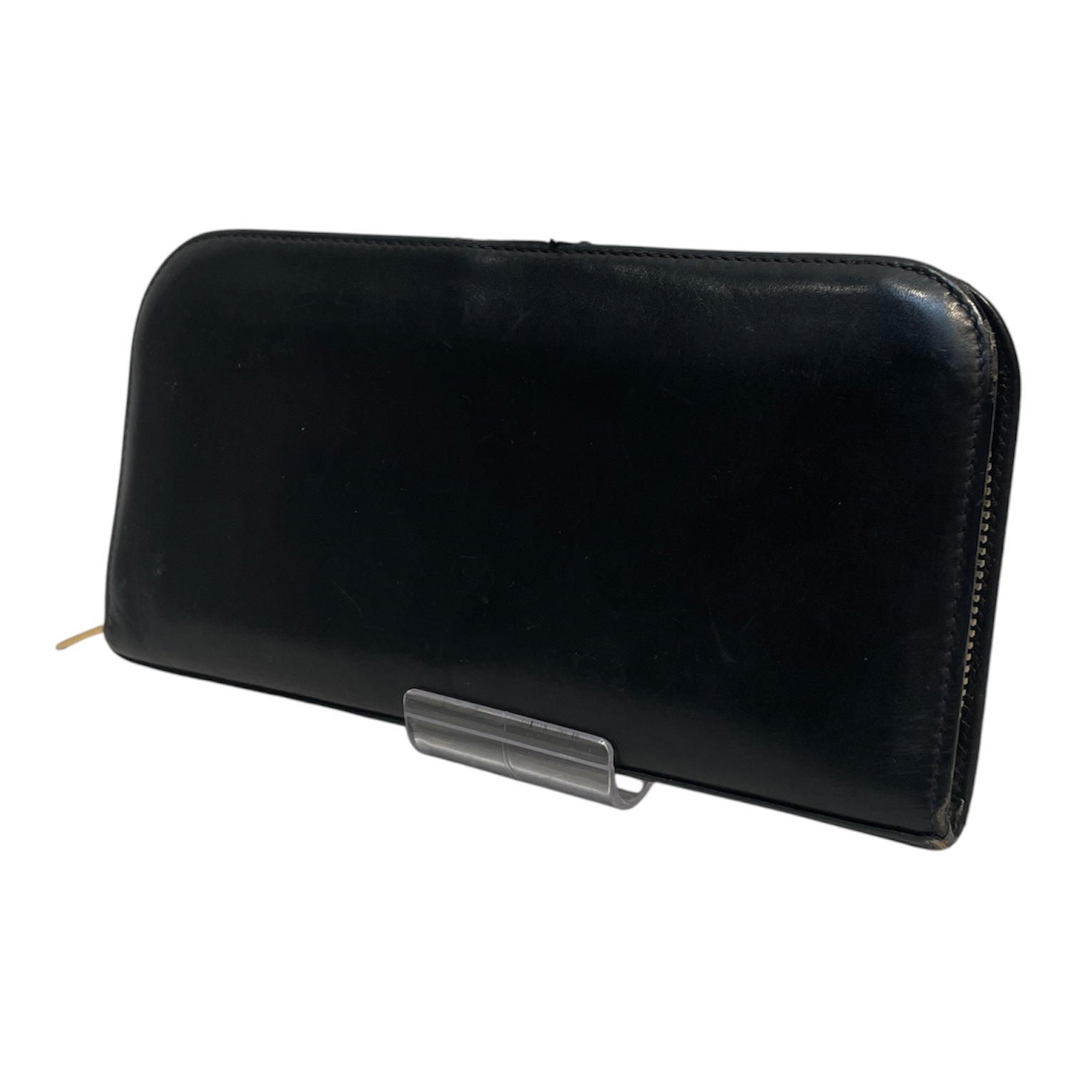SAINT LAURENT/Long Wallet/Leather/BLK/L's/ZIP AROUND CLUTCH view 2