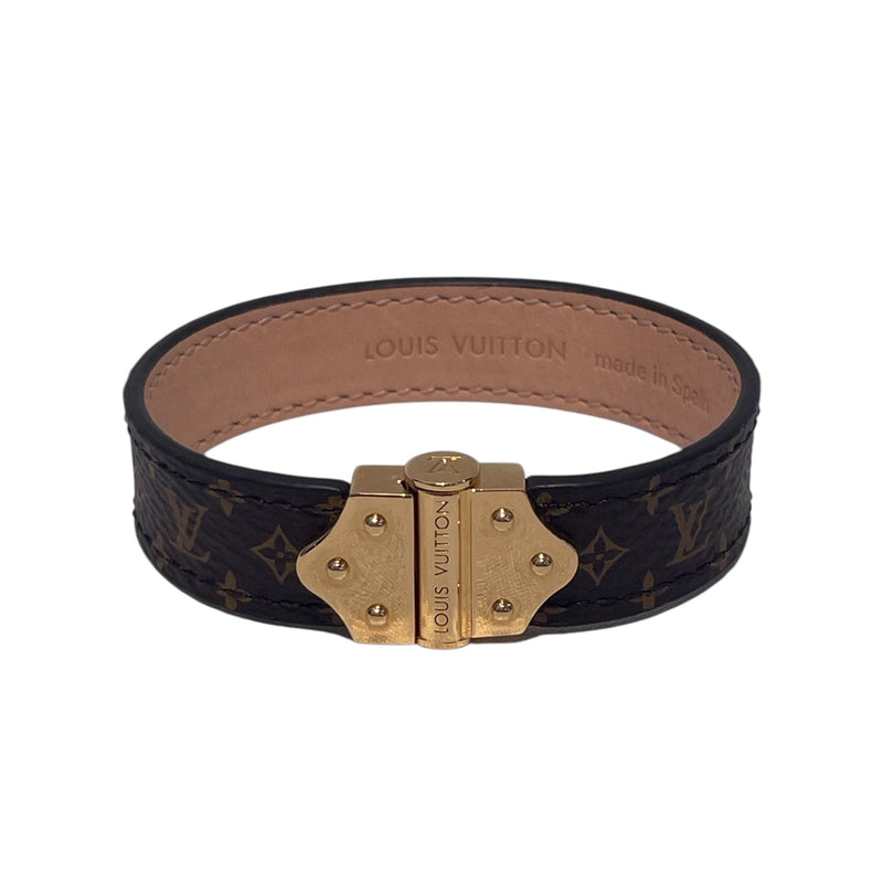 LOUIS VUITTON/Bracelet/Monogram/Leather/BRW/