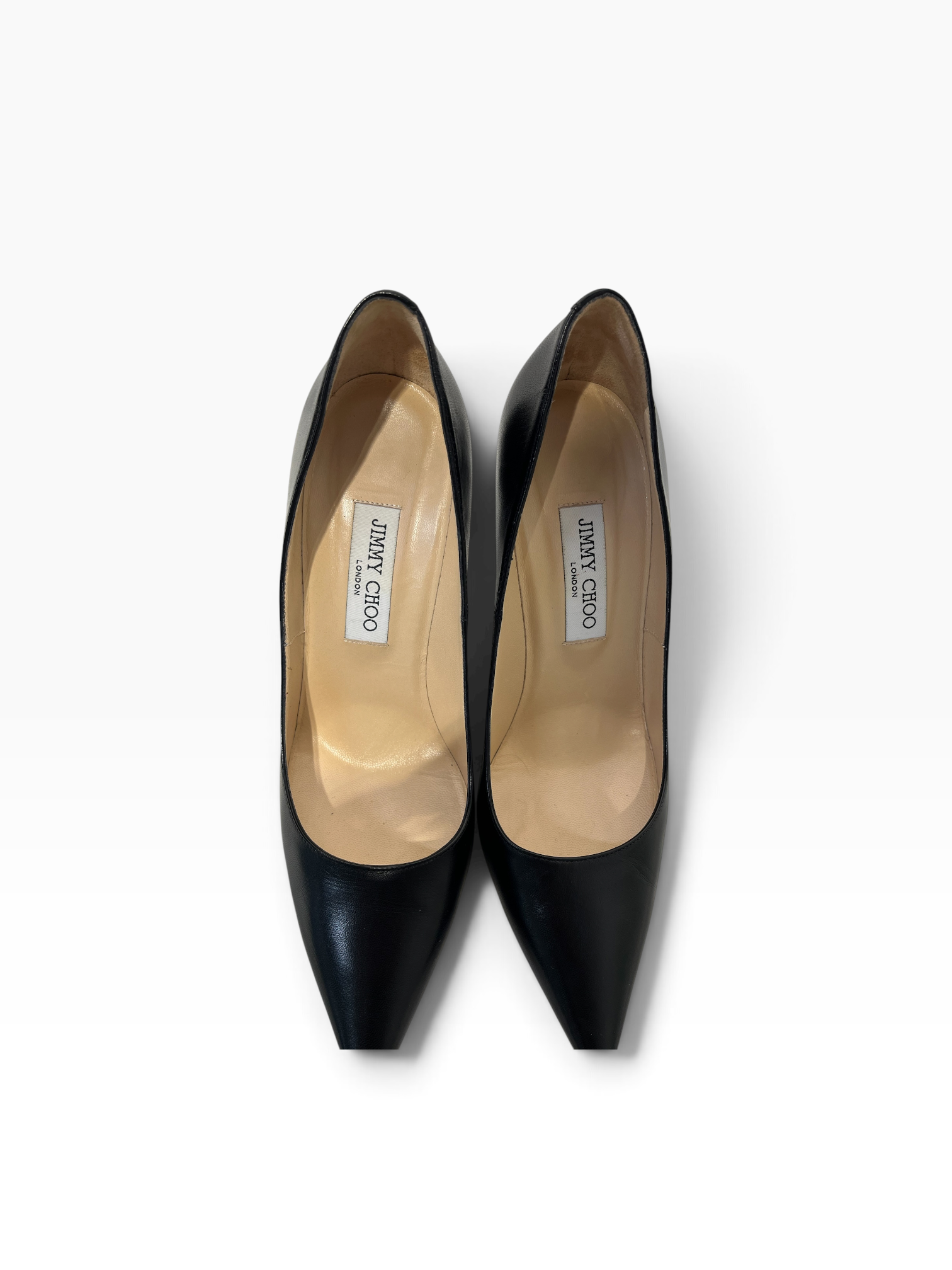 JIMMY CHOO/Heels/EU 40.5/Leather/BLK/Romy view 3