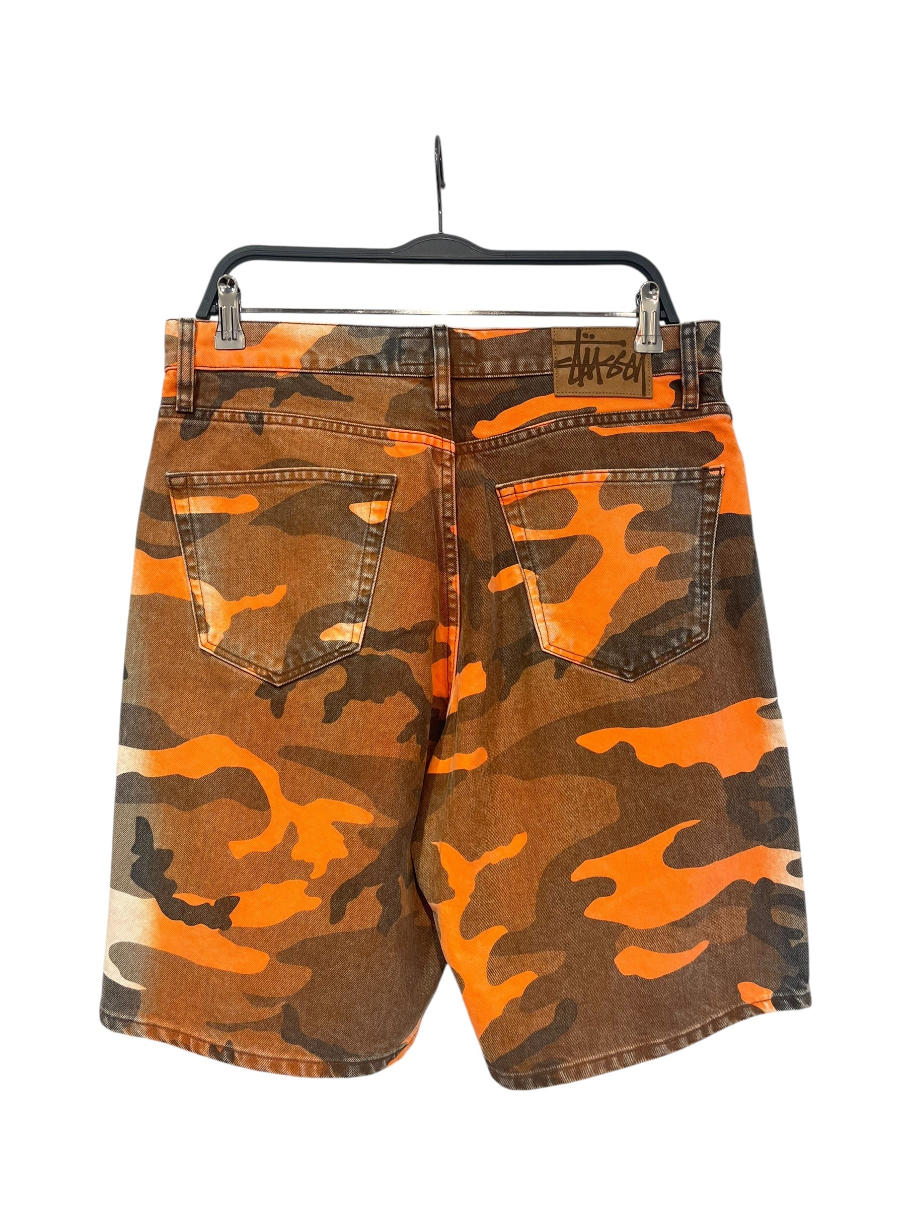 STUSSY/Shorts/30/Denim/ORN/Camouflage/112295 CAMO ORNGE SHORTS view 2