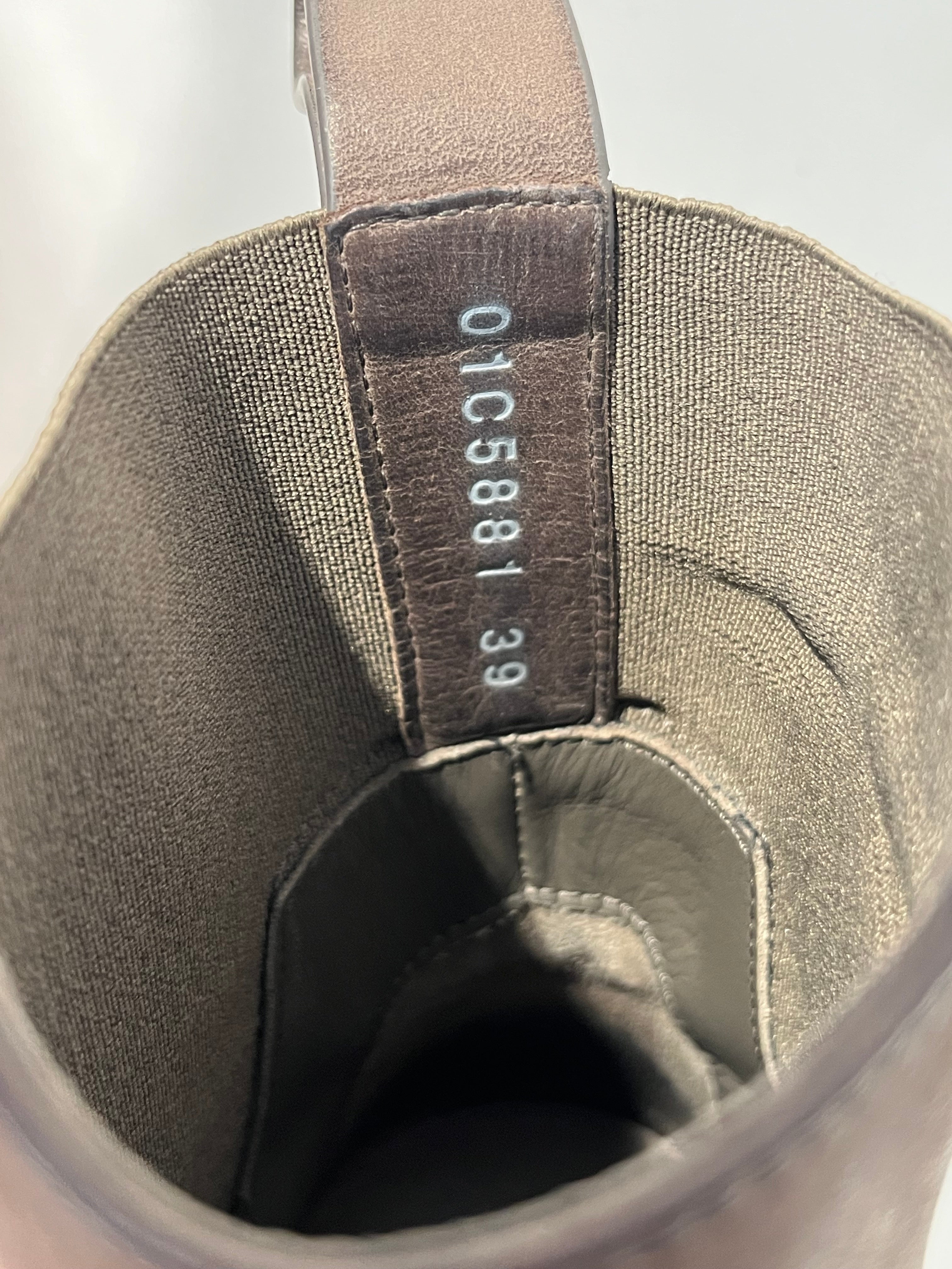 Rick Owens/Chelsea Boots/EU 39/Faux Leather/BRW/BOZO TRACTOR BOOT view 3