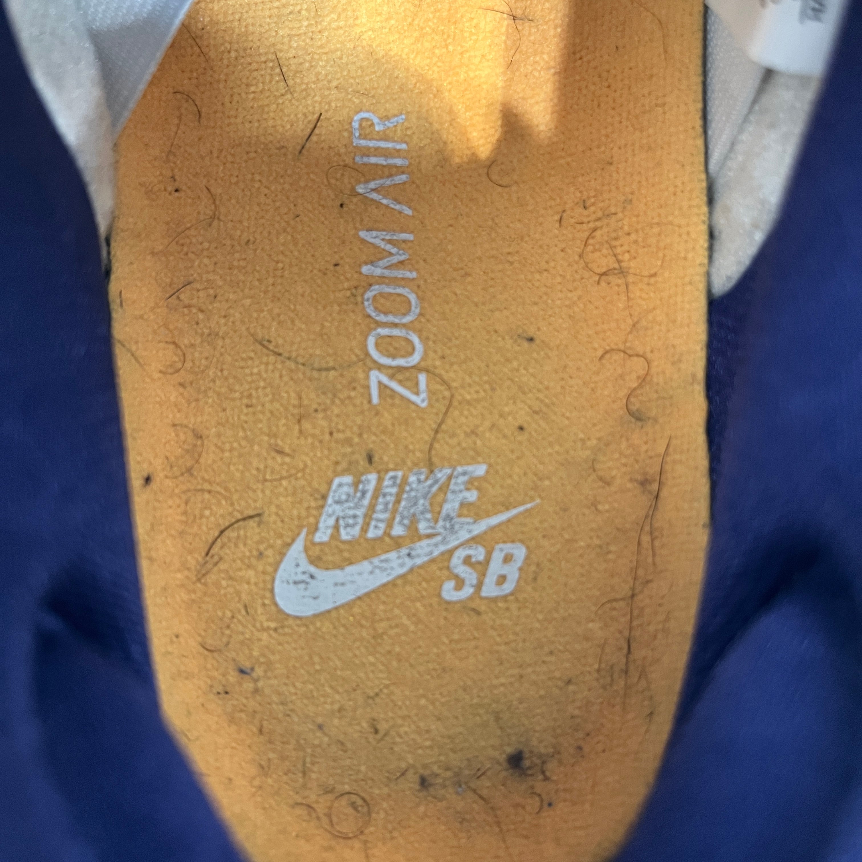 NIKE SB/Low-Sneakers/US 8/Cotton/YEL/laser orange view 3