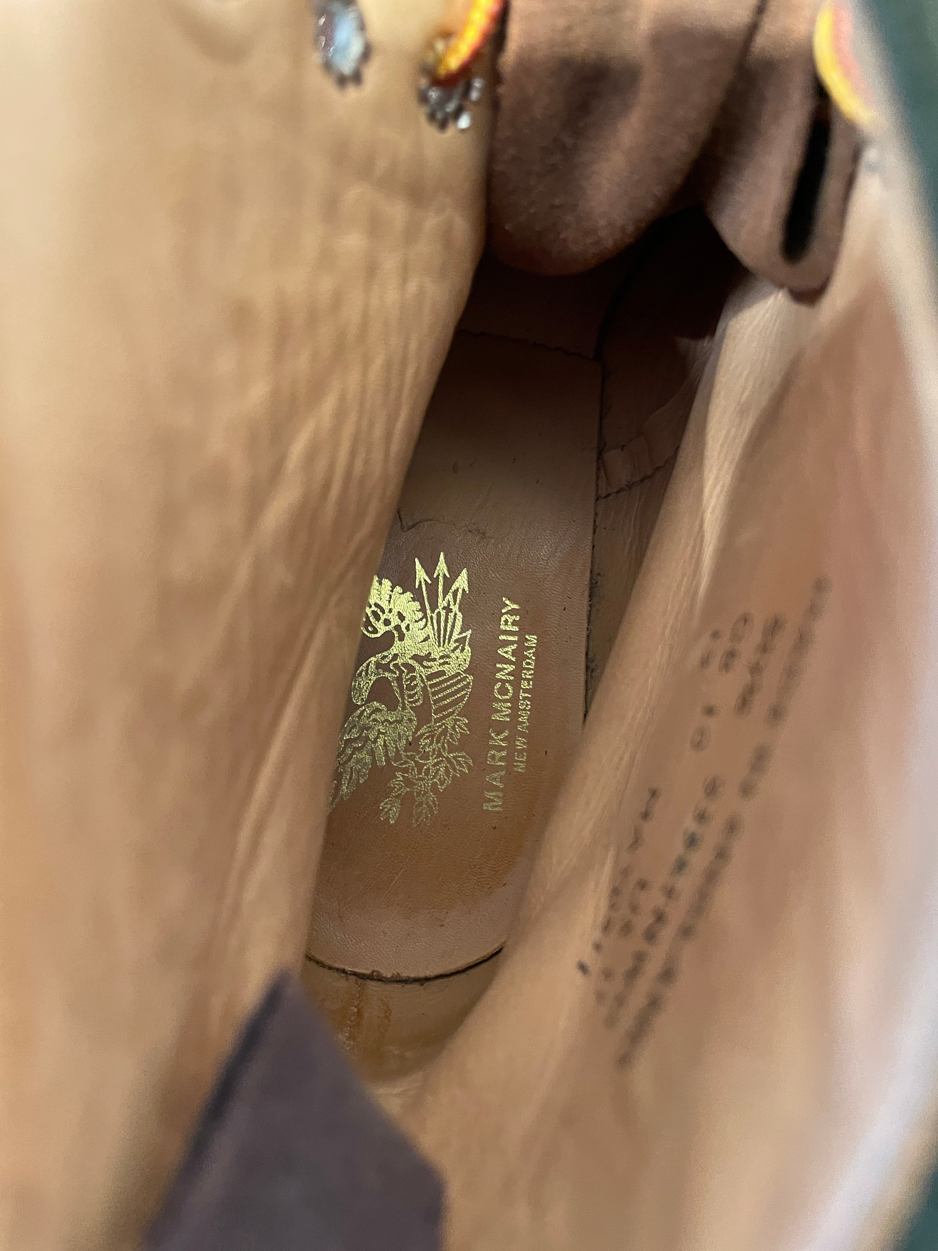 MARK MCNAIRY/Boots/US 12/Leather/BRW/ view 4