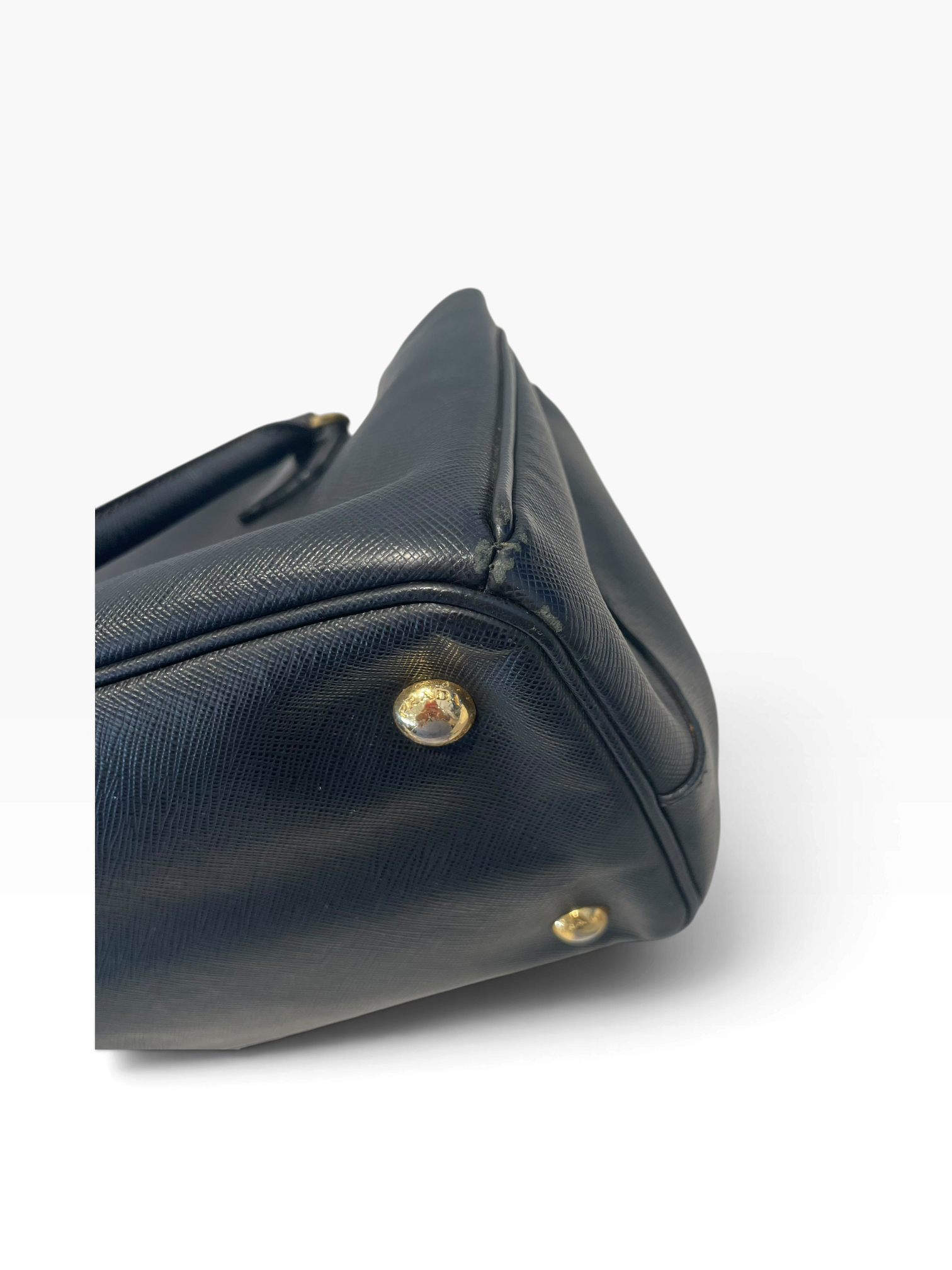 PRADA/Hand Bag/Leather/BLK/Galleria Saffiano view 10