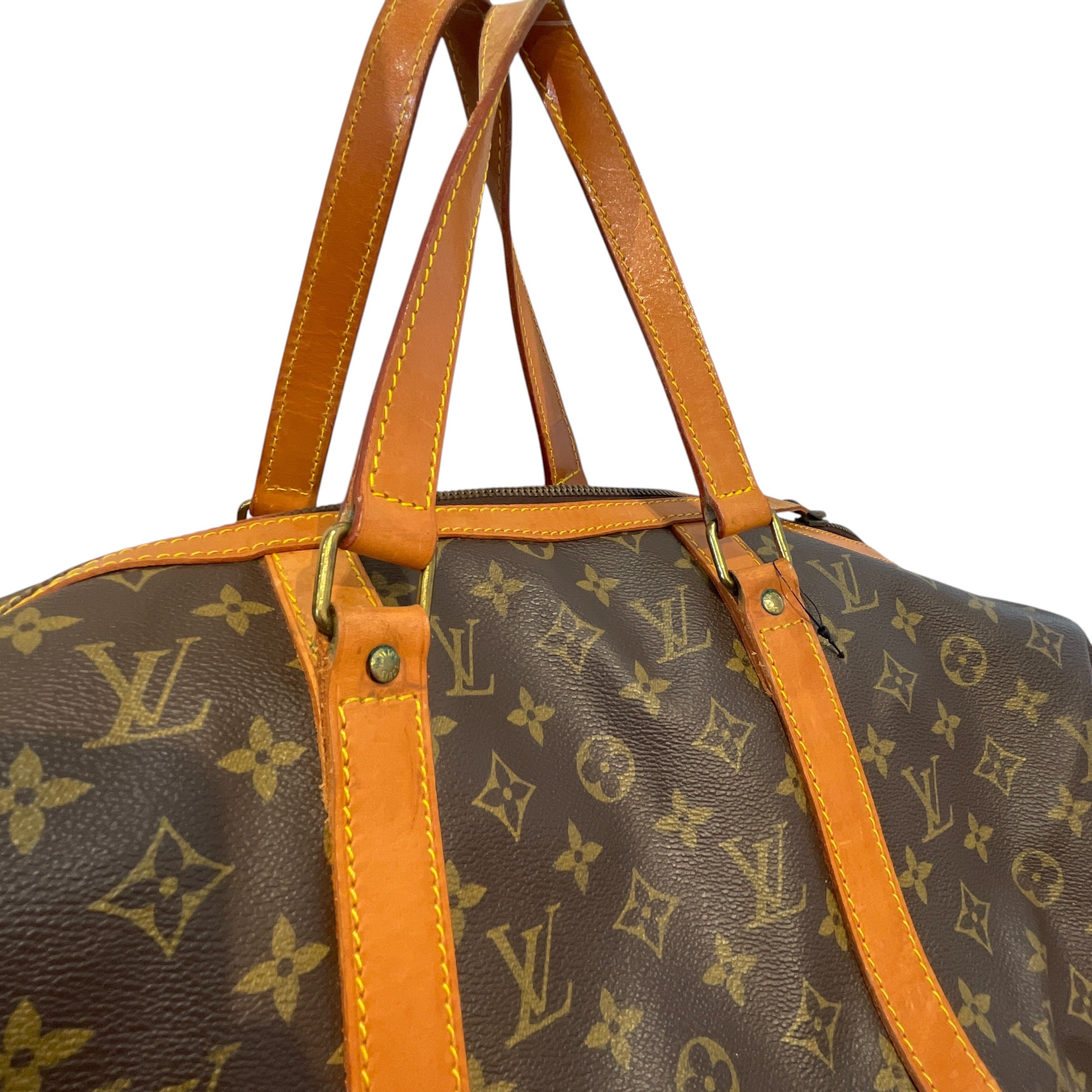 LOUIS VUITTON/Luggage/Monogram/Leather/BRW/Sac Souple 45 view 3