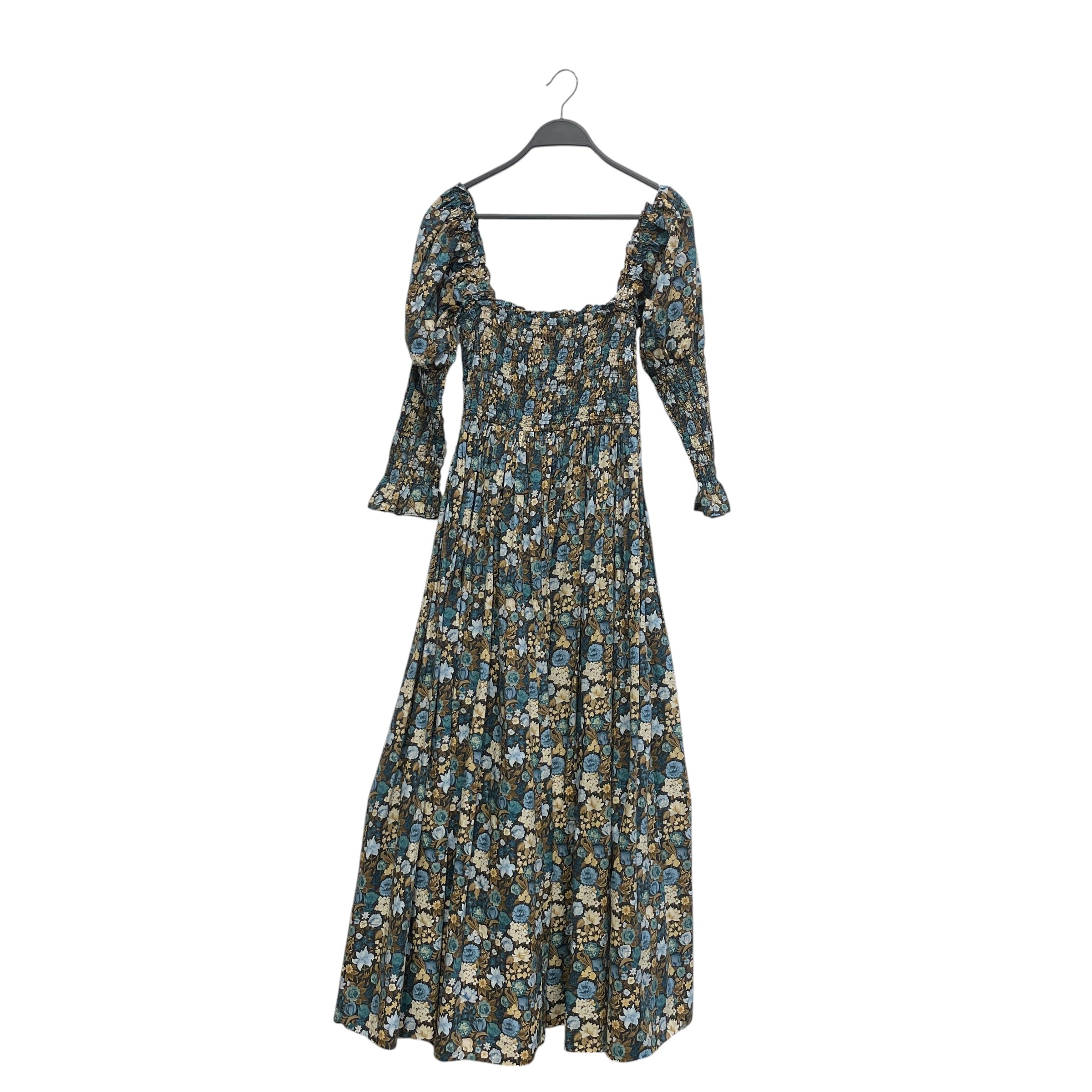 DOEN/LS Dress/S/Floral Pattern/Cotton/MLT/FLORAL HALF SLEEVES view 1