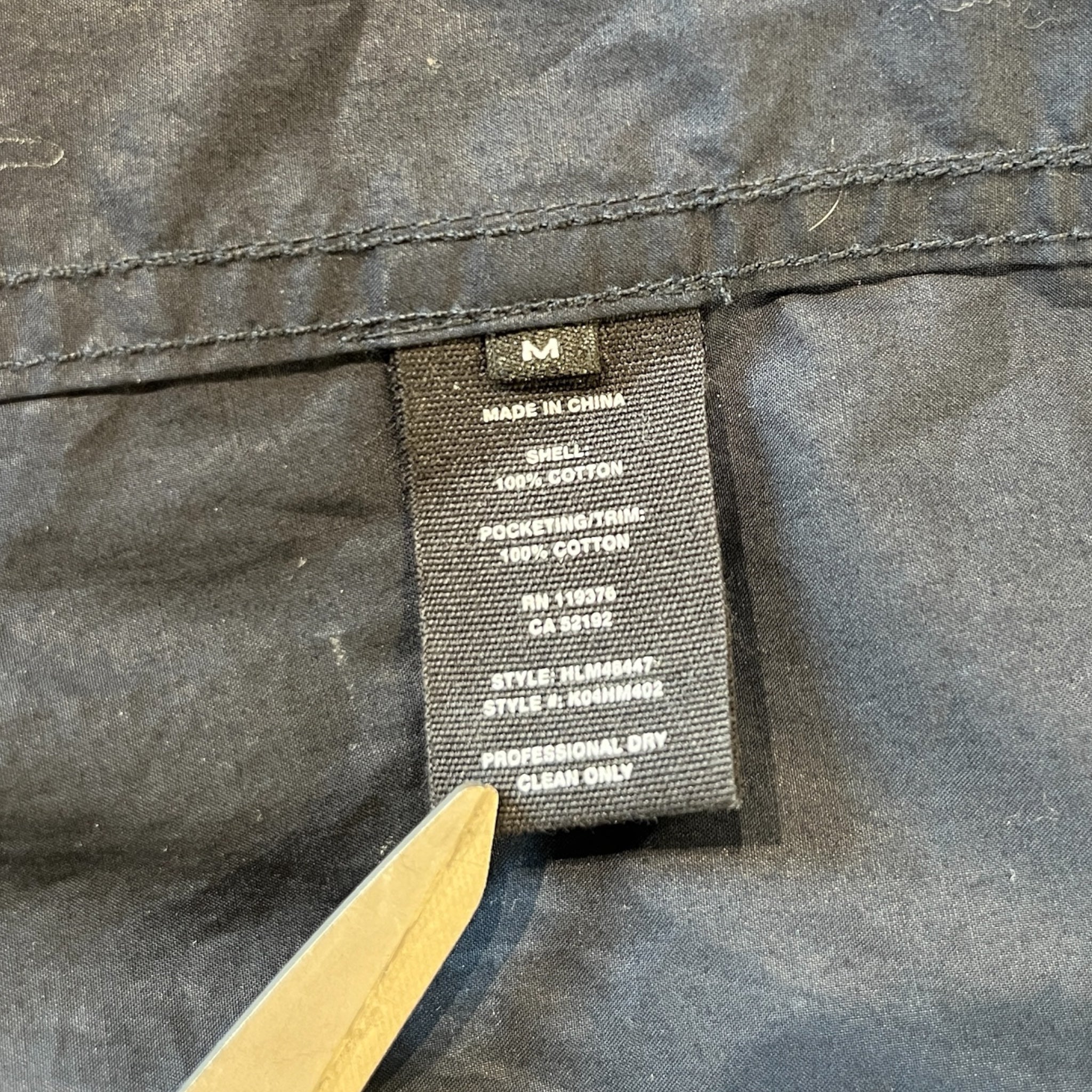 Helmut Lang/Jacket/M/Cotton/NVY/HOODED RAINCOAT PARKA view 4