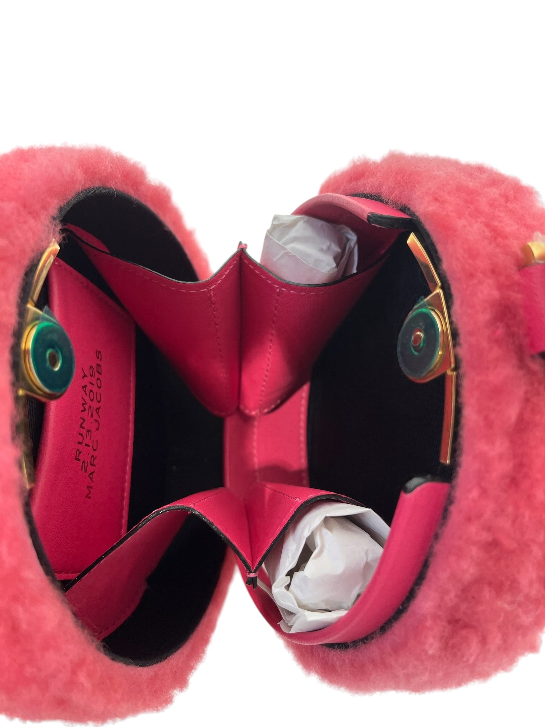 MARC JACOBS/Hand Bag/Fake Fur/PNK/Marc Jacobs Runway 2019 view 6