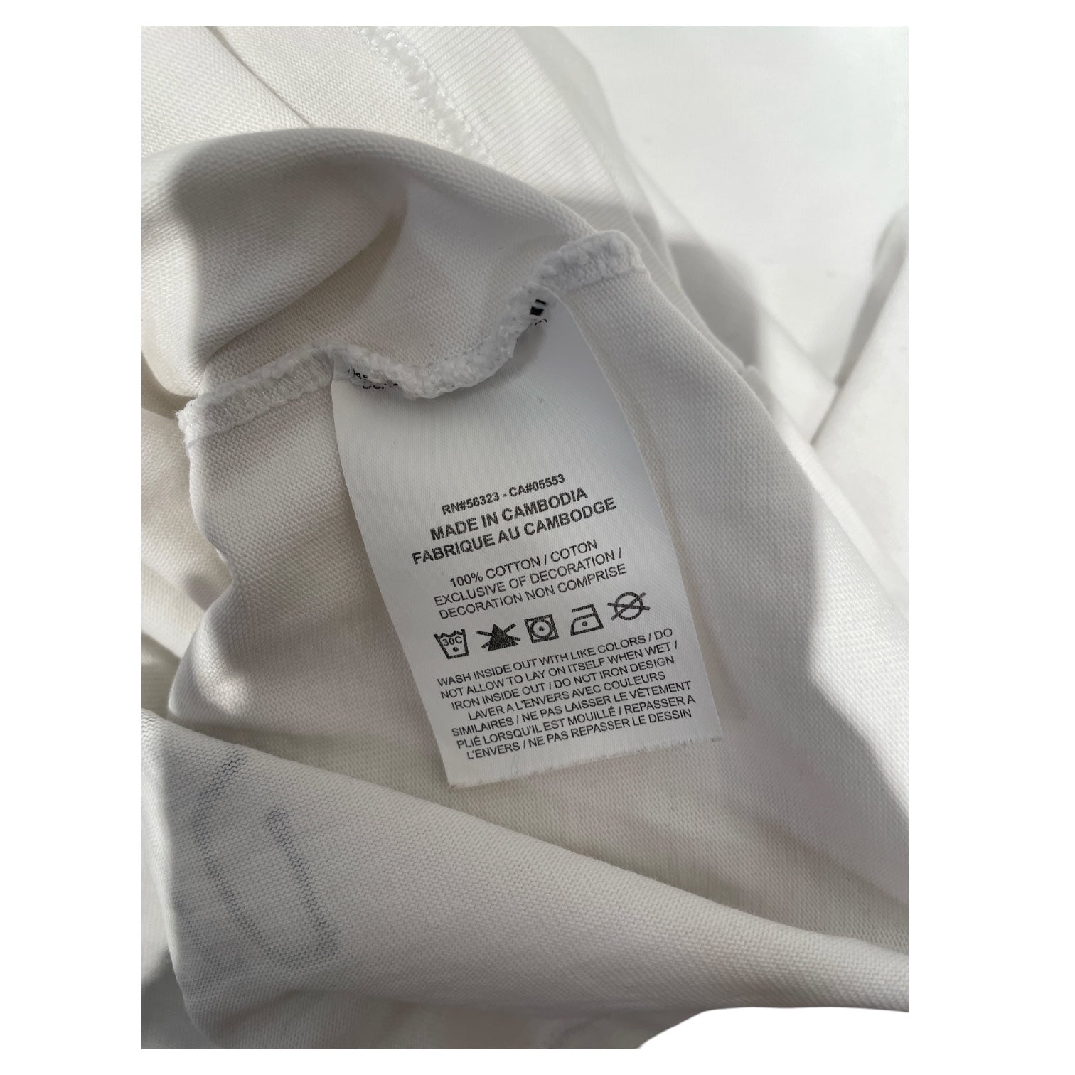 STUSSY/NIKE/T-Shirt/S/Cotton/WHT/TRIBE BACK PRINT view 5