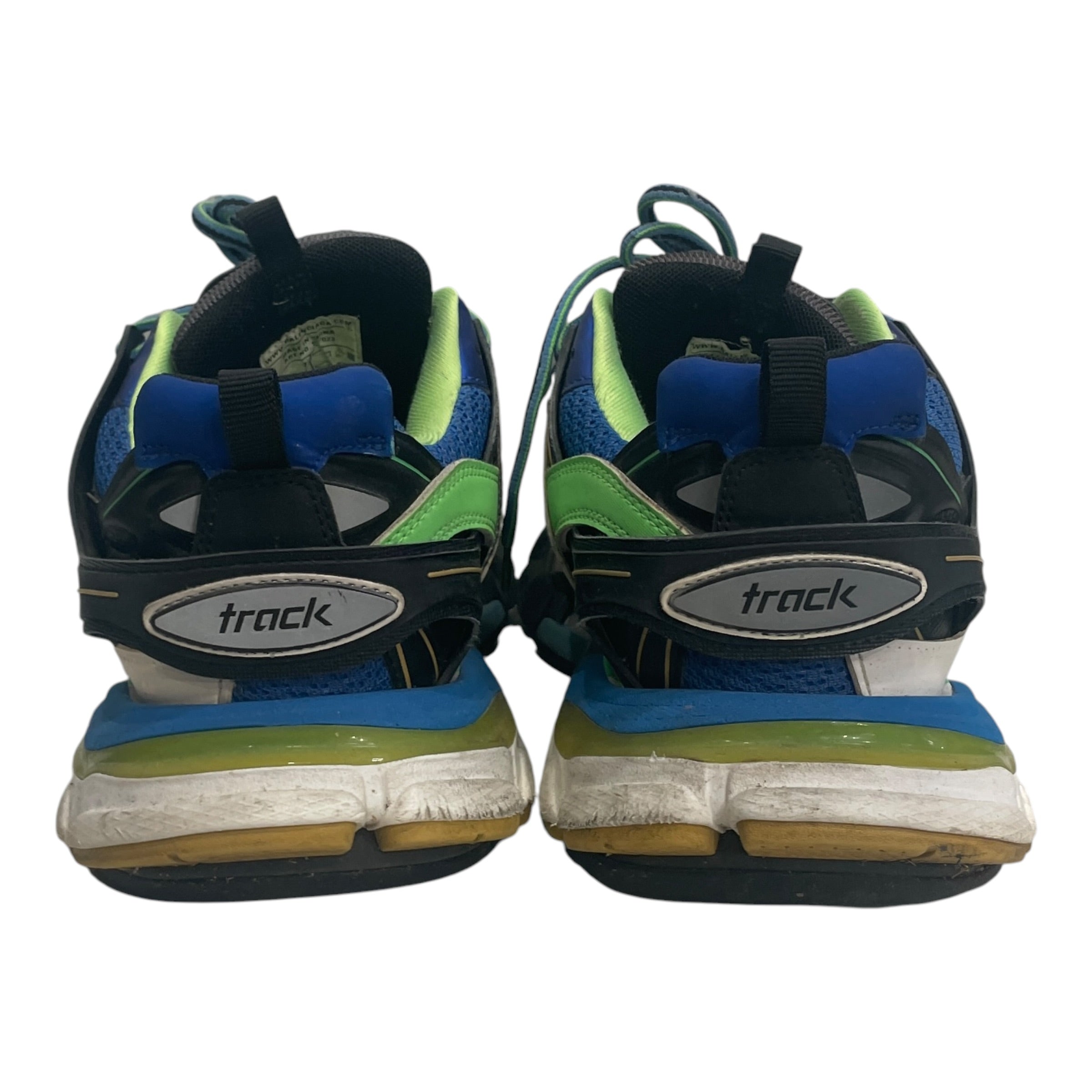 BALENCIAGA/Low-Sneakers/US 8/Cotton/GRN/TRACK BLU/GRN view 3