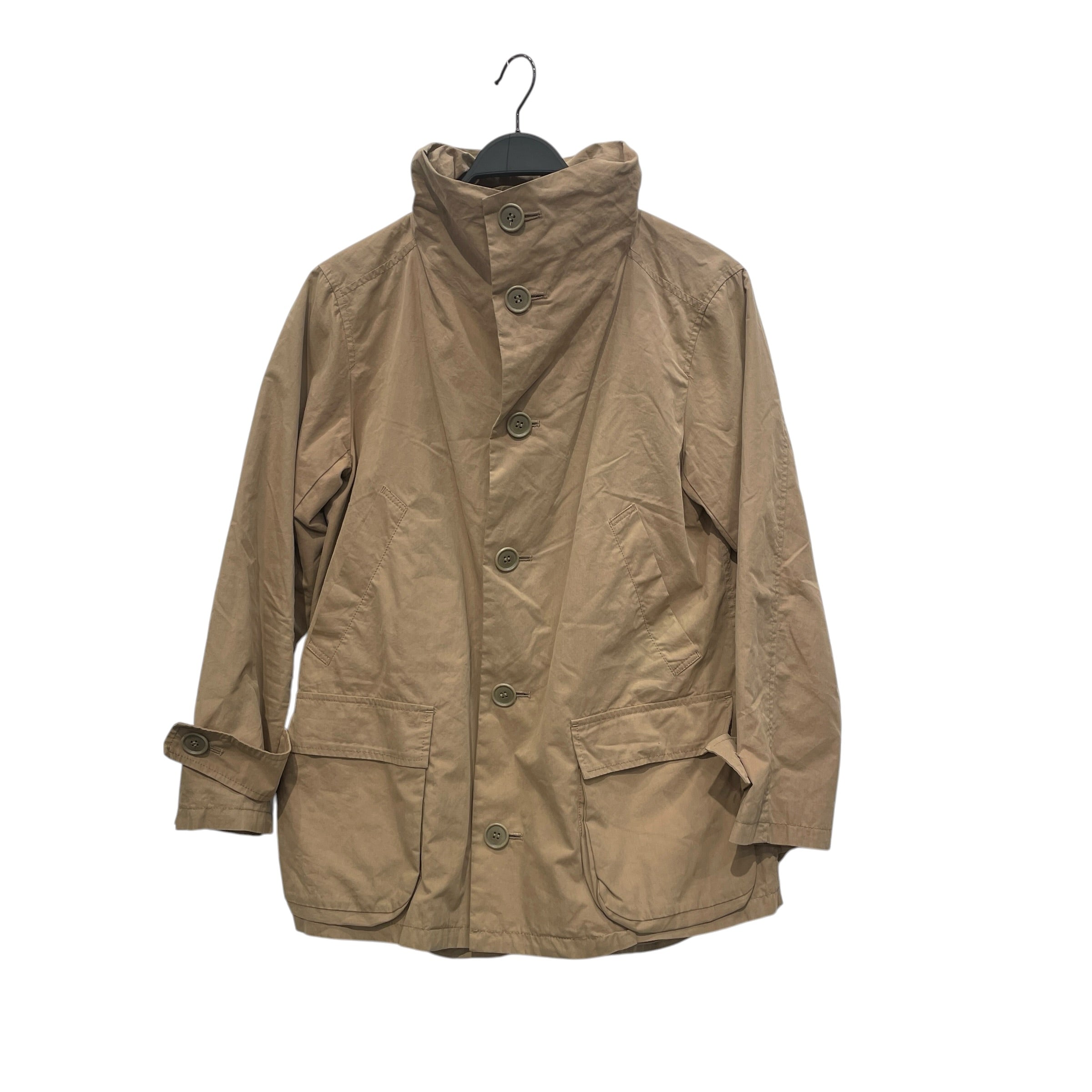 Plantation/Jacket/OS/Cotton/BEG/PLANTATION BUTTON HIGH COLLAR view 1
