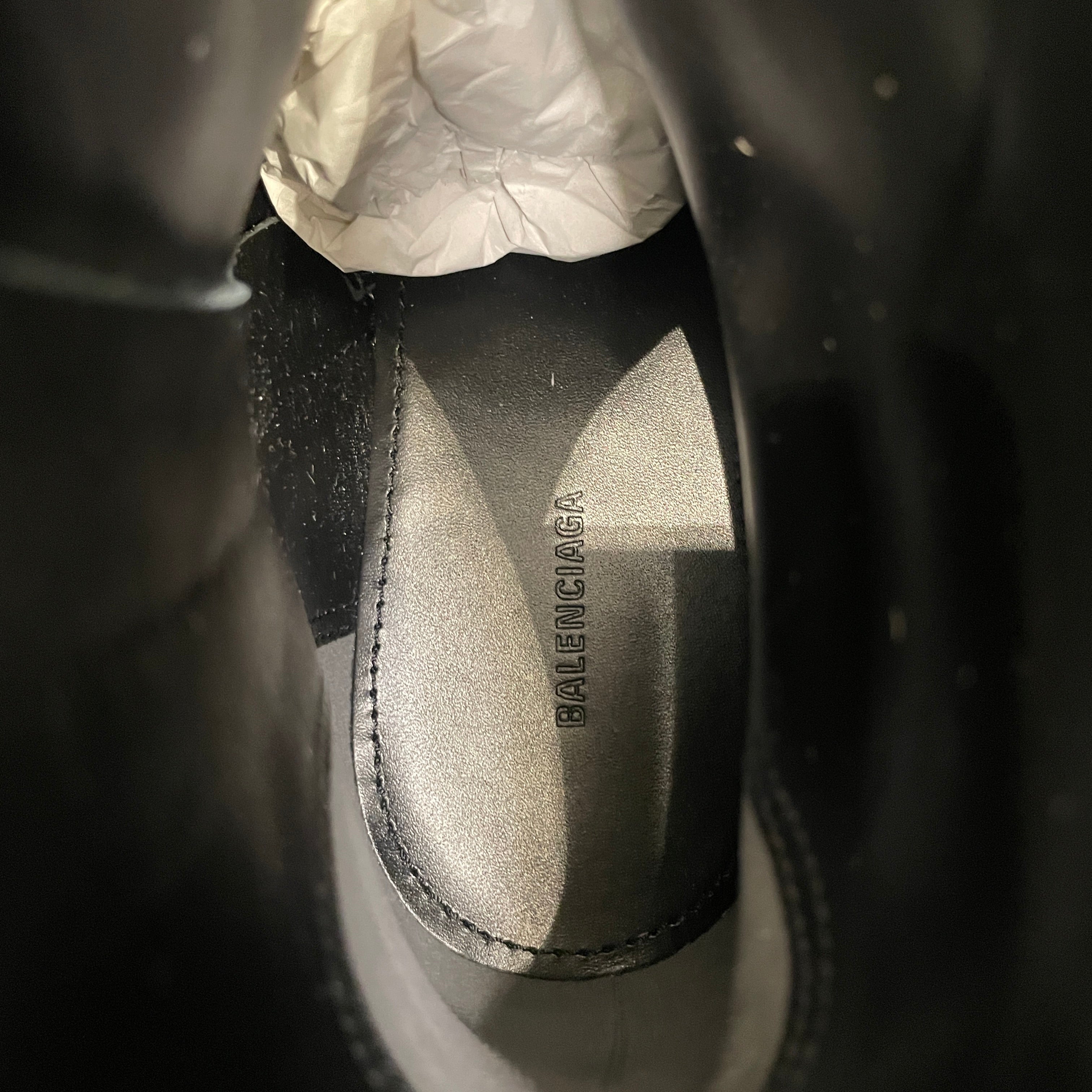 BALENCIAGA/Shoes/EU 35/Animal Pattern/Leather/SLV/SNAKESKIN OVAL BLOCK HEEL view 6
