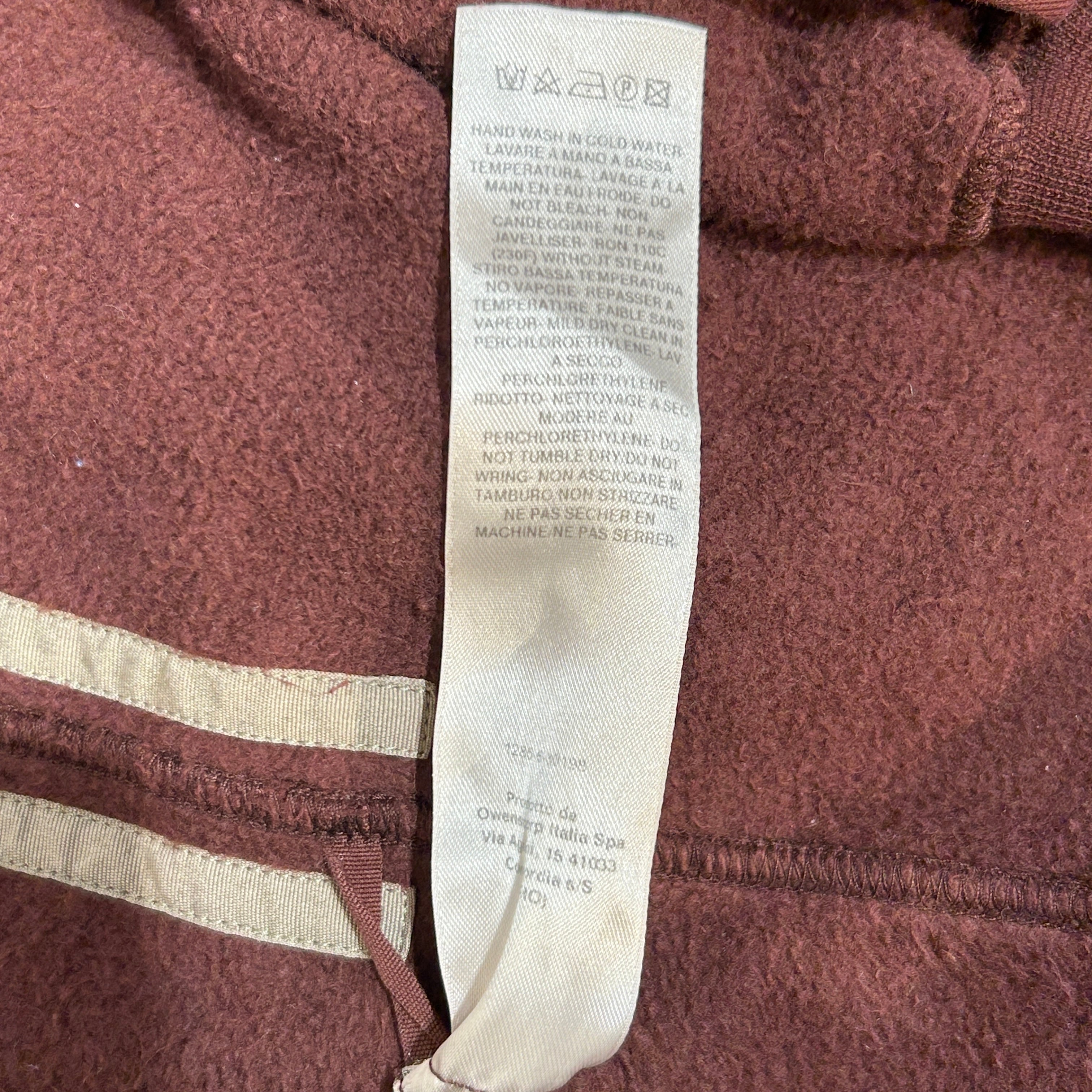 RICK OWENS DRKSHDW/Hoodie/43/Cotton/RED/the cherry mountain hoodie view 4