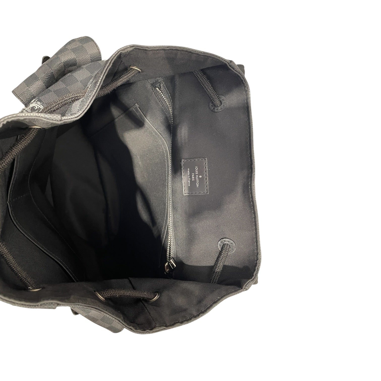 LOUIS VUITTON/Backpack/Graphic/Leather/BLK/LOUIS VUITTON CHRISTOPHER view 4