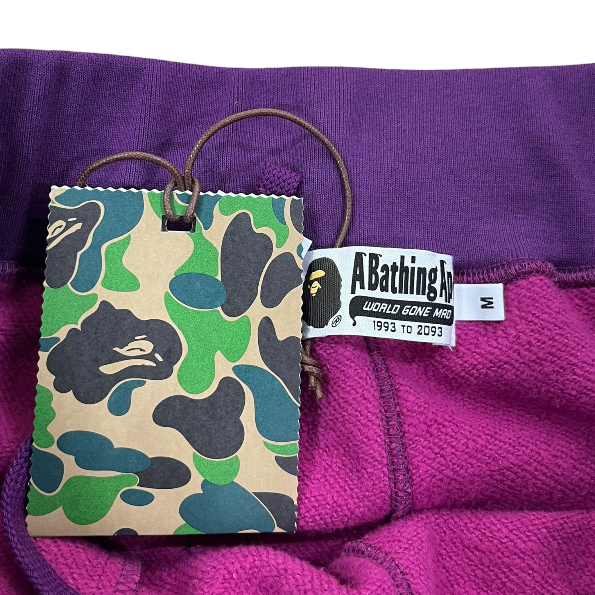 A BATHING APE/Pants/M/Cotton/PPL/Joggers/Camouflage/(2)Ape Head Patch view 3