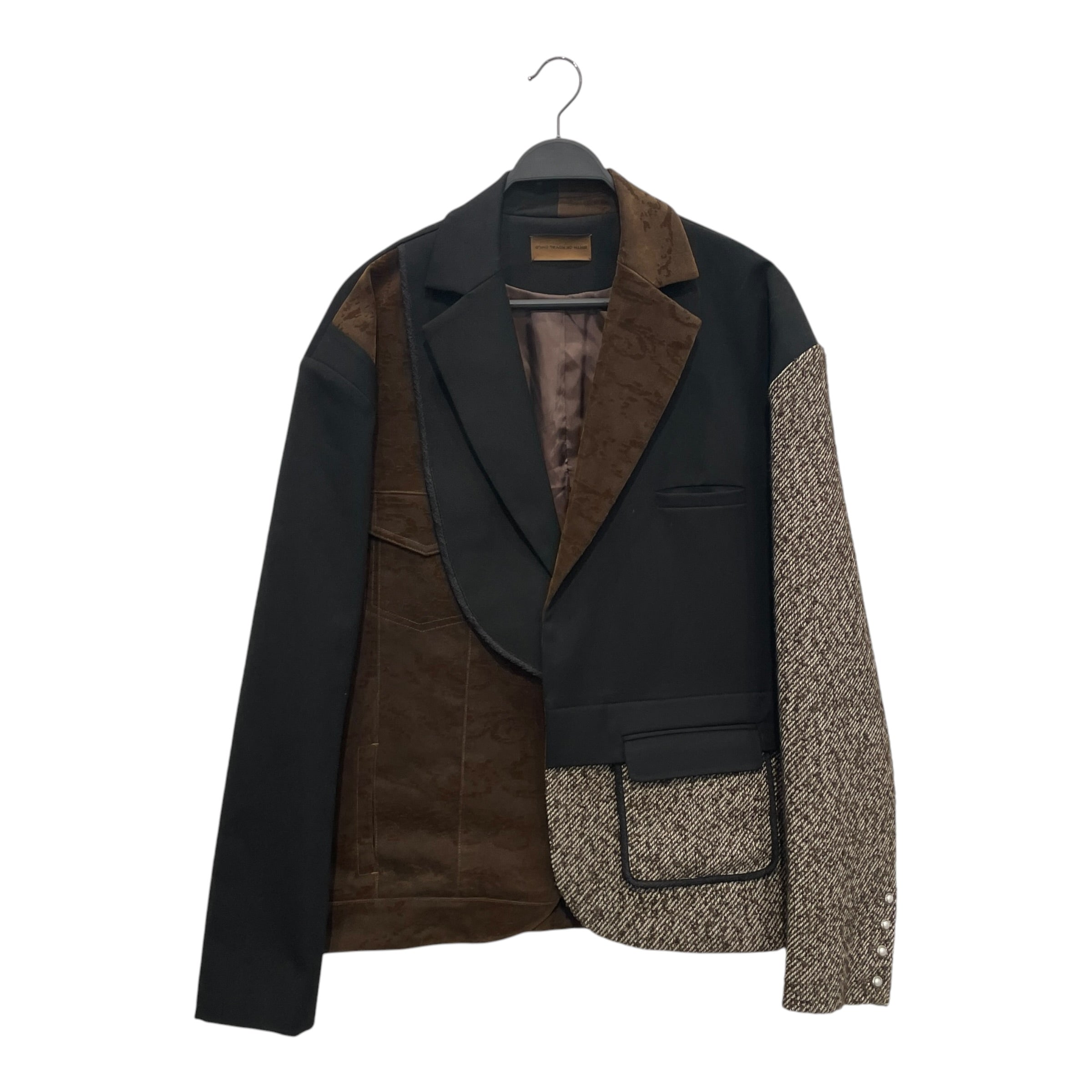 Birth Of Royal Child/Tailored Jkt/M/Polyester/BRW/DECONSTRUCTED BLAZER view 1