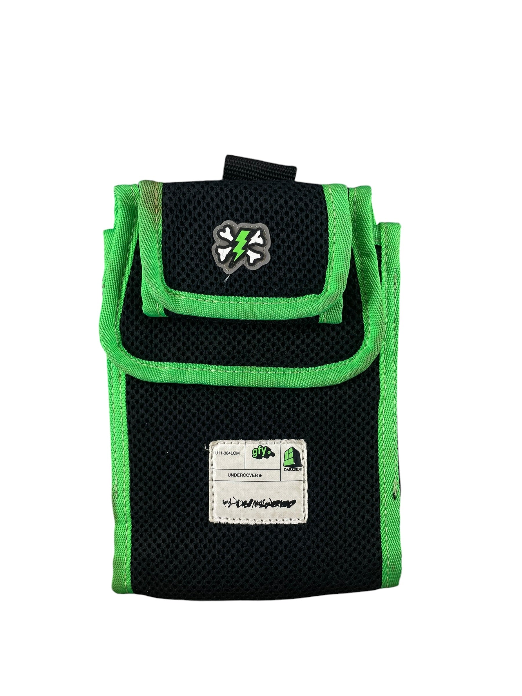 UNDERCOVER/Pouch/OS/BLK/SS01 DARKSIDE GREEN POUCH view 1